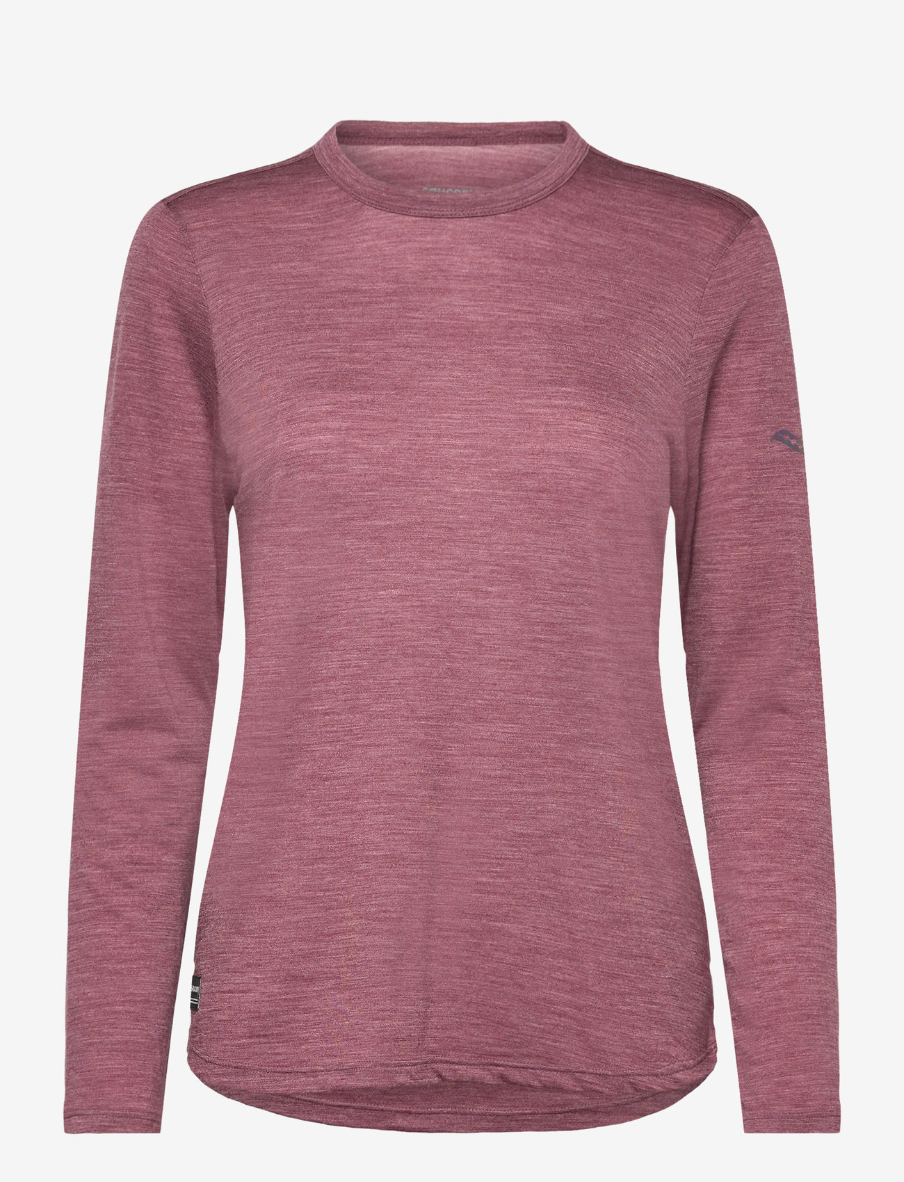Saucony - Peregrine Merino Long Sleeve women - långärmade tröjor - terra heather - 0