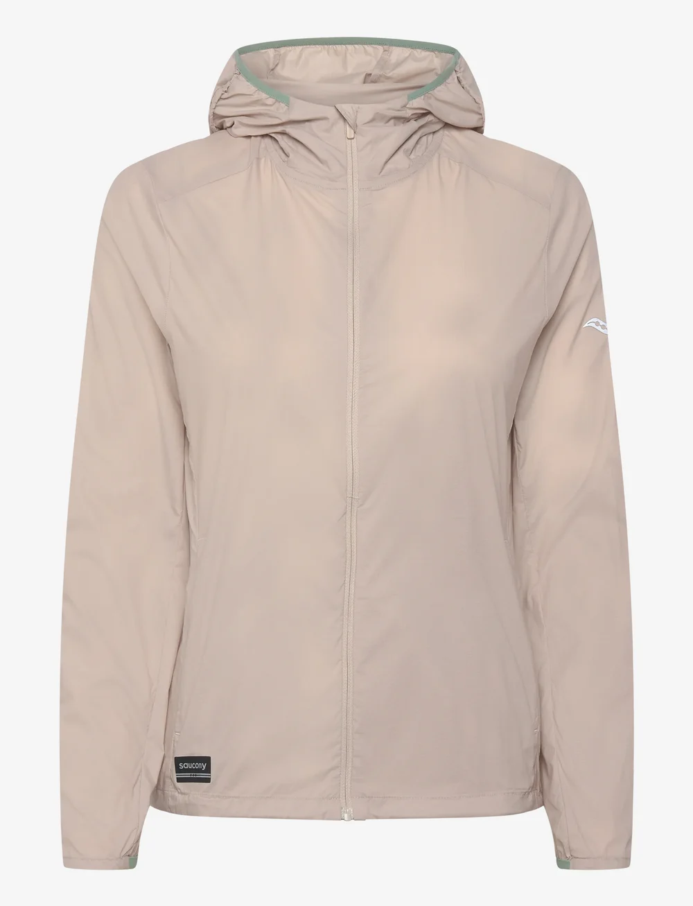 Saucony - Peregrine Packaway Jacket Women - sportsjakker - oat - 0