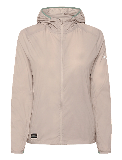 Saucony Peregrine Packaway Jacket Women - Õueriided - OAT / cream