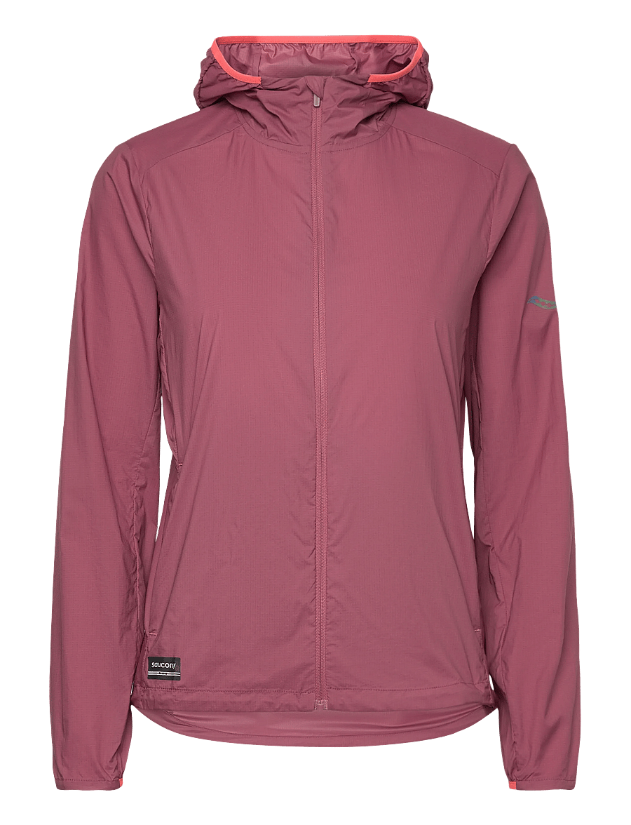 Saucony - Peregrine Packaway Jacket Women - Íþróttajakkar - terra - 0