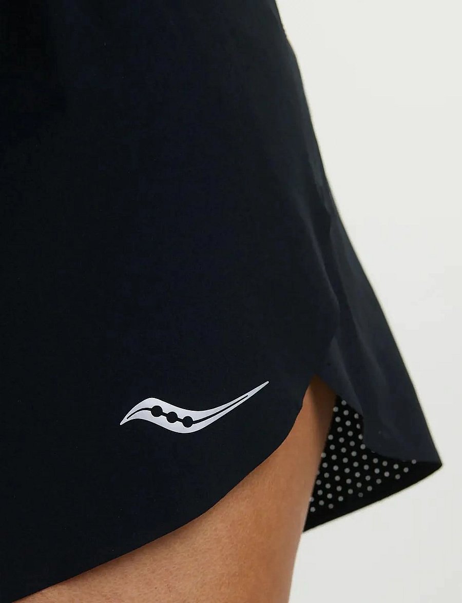 Saucony - Endorphin Split Short Women - løbeshorts - bksw - black shadow - 4