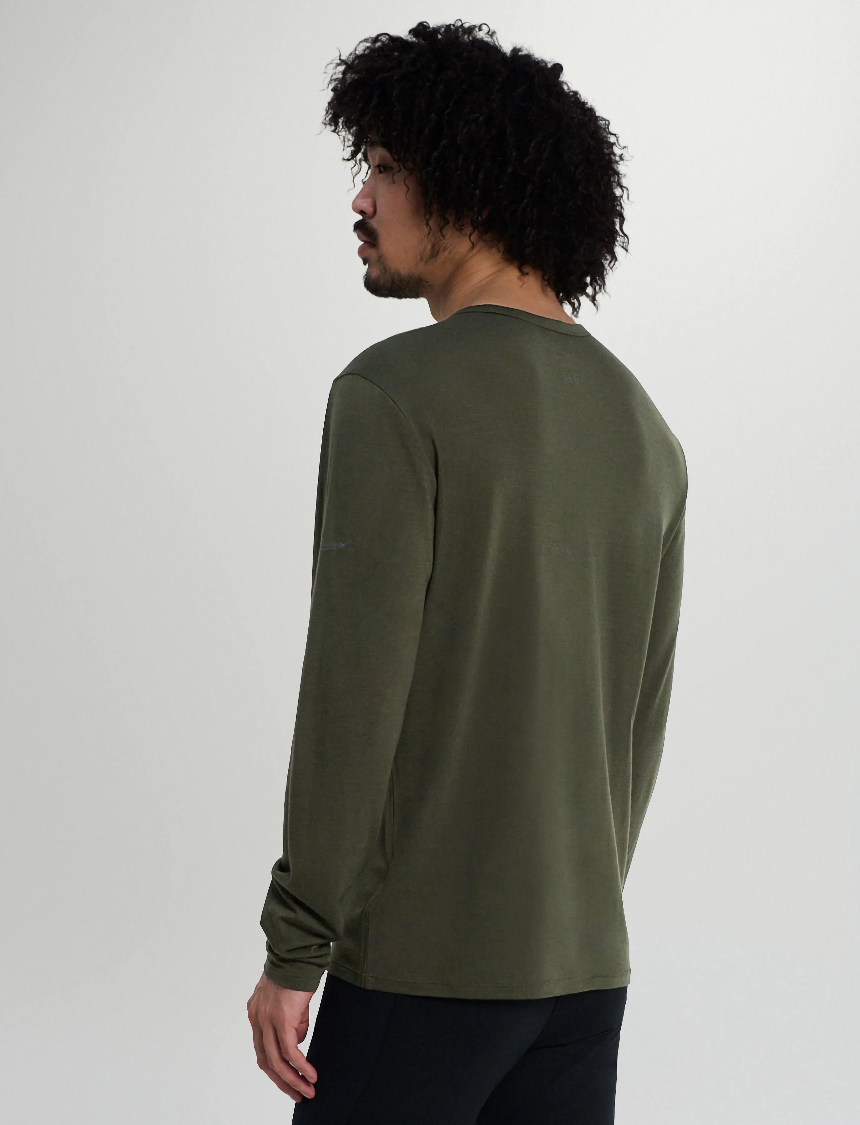 Saucony - PEREGRINE MERINO LONG SLEEVE - fatigue heather - 0
