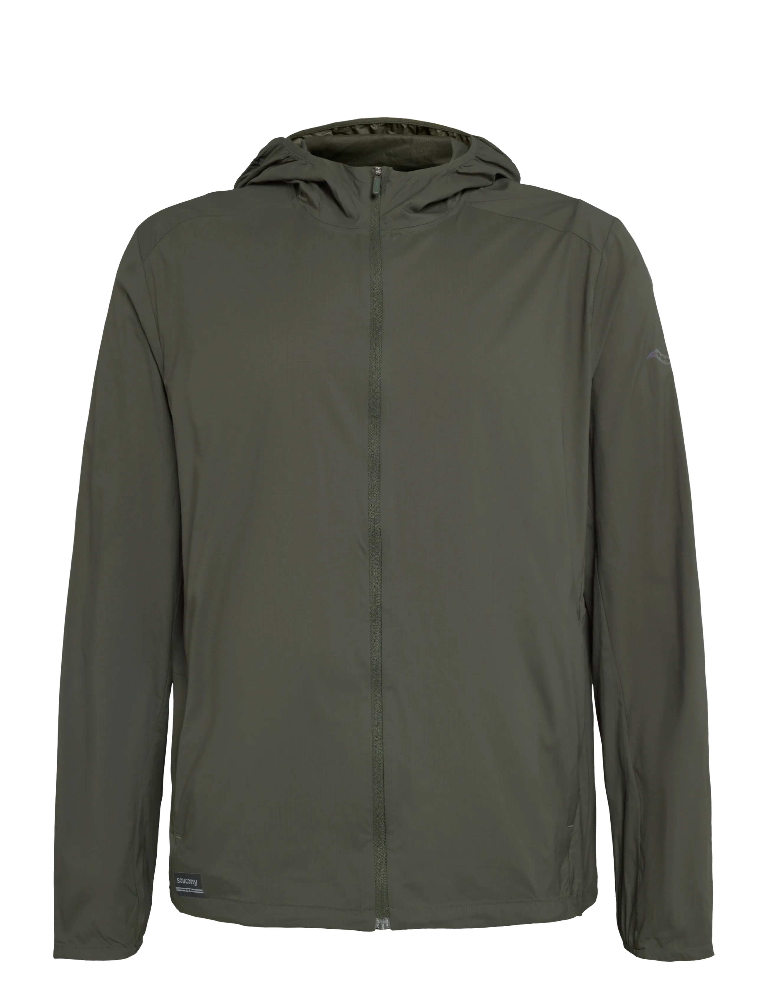 Saucony PEREGRINE PACKAWAY JACKET - Riided - FATIGUE / khaki/green