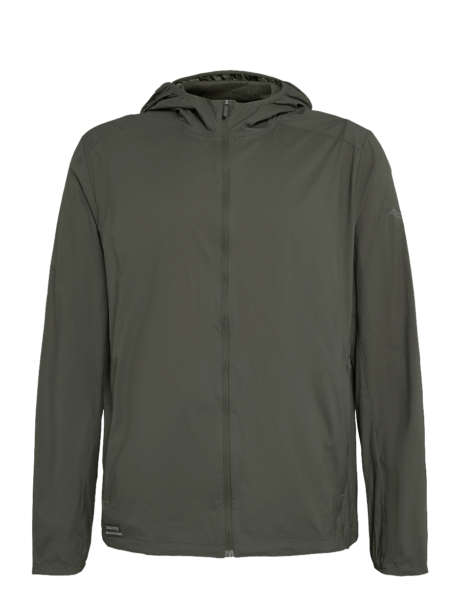 Saucony - PEREGRINE PACKAWAY JACKET - välijoped - fatigue - 1