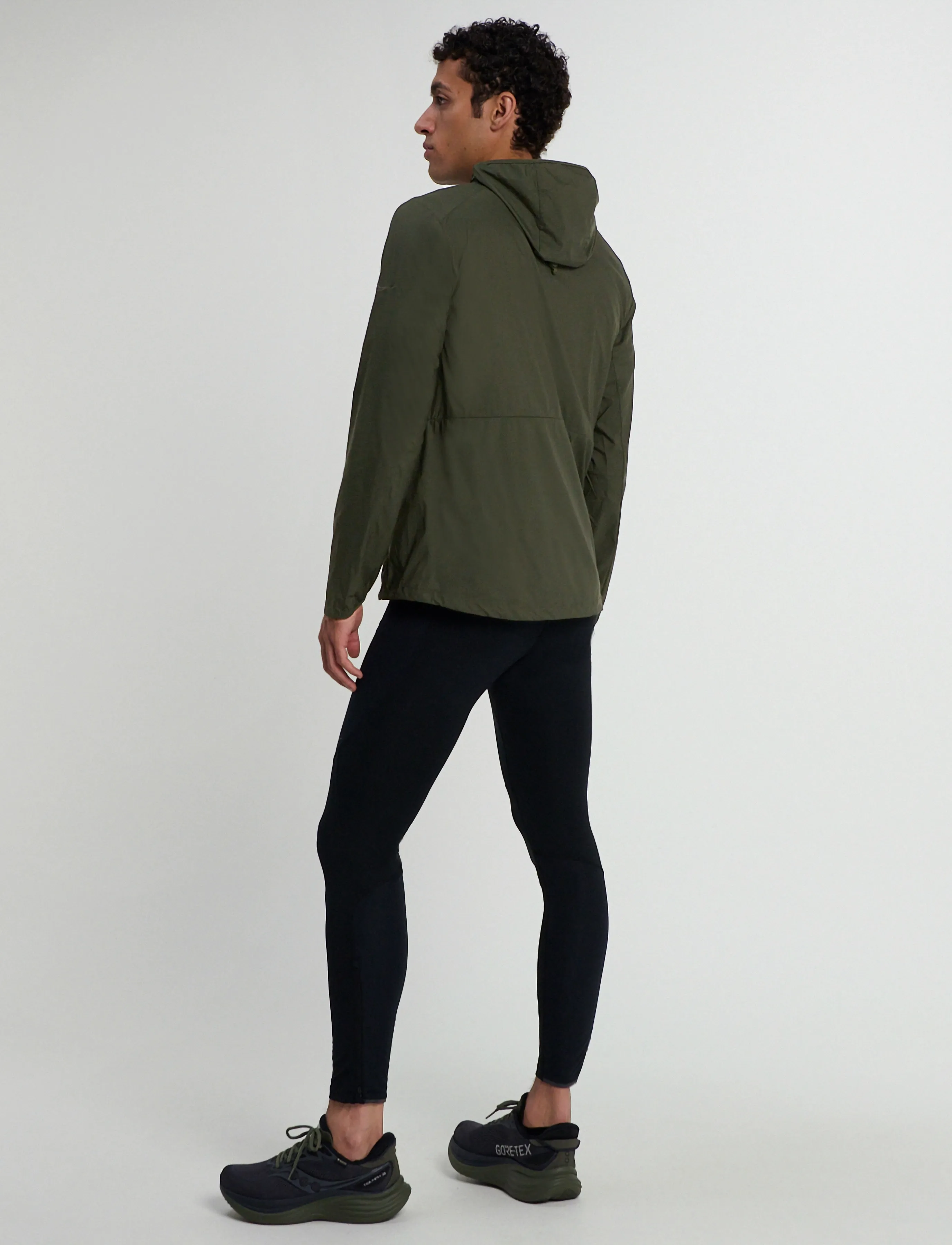 Saucony - PEREGRINE PACKAWAY JACKET - välijoped - fatigue - 3