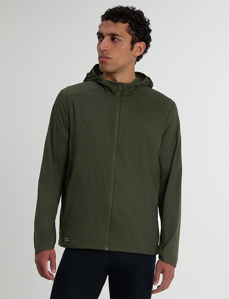 Saucony - PEREGRINE PACKAWAY JACKET - välijoped - fatigue - 4