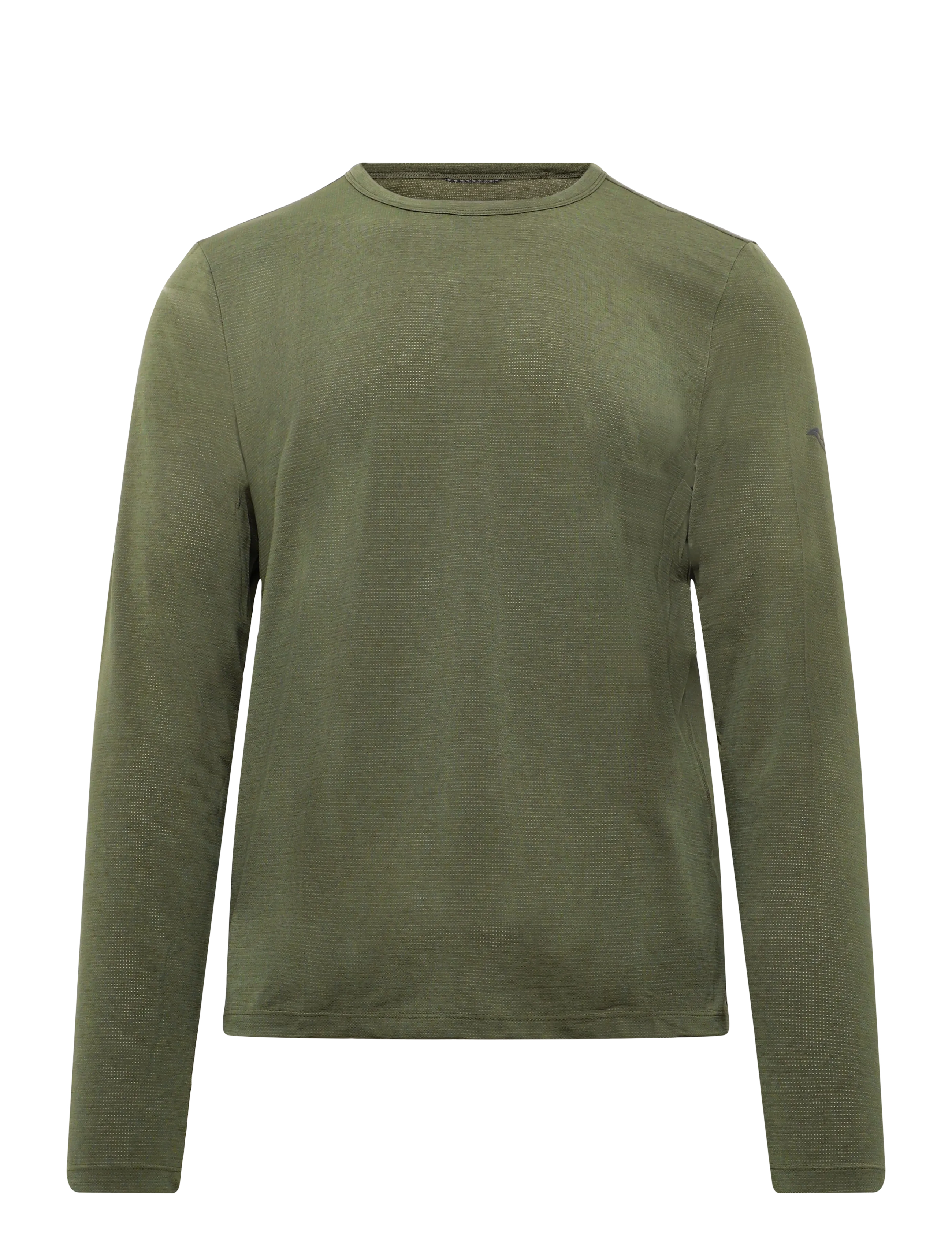 Saucony STOPWATCH LONG SLEEVE - Kleidung - FATIGUE HEATHER / khaki/green