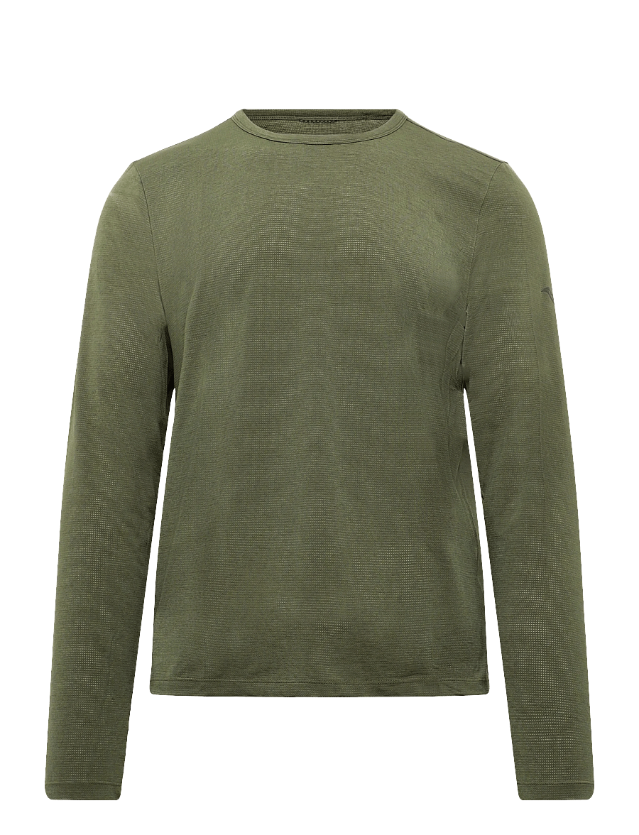 Saucony - STOPWATCH LONG SLEEVE - aluskihina kantavad alussärgid - fatigue heather - 1