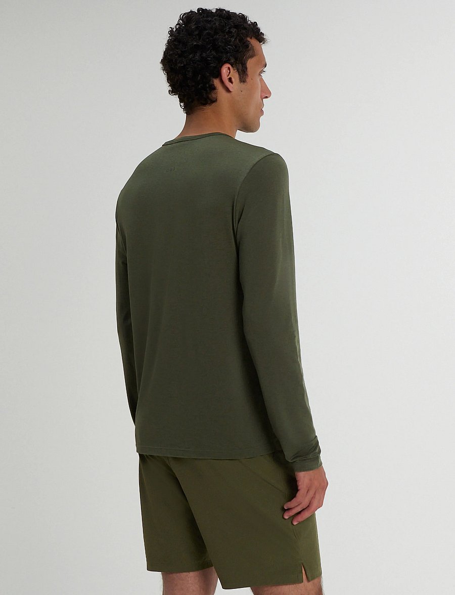Saucony - STOPWATCH LONG SLEEVE - aluskihina kantavad alussärgid - fatigue heather - 3