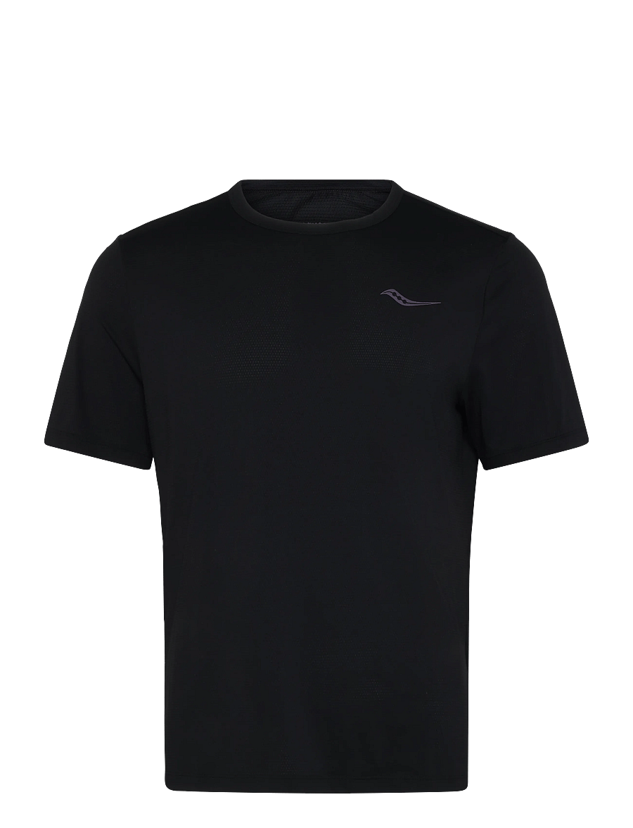 Saucony - ENDORPHIN SHORT SLEEVE - t-shirts - black - 0