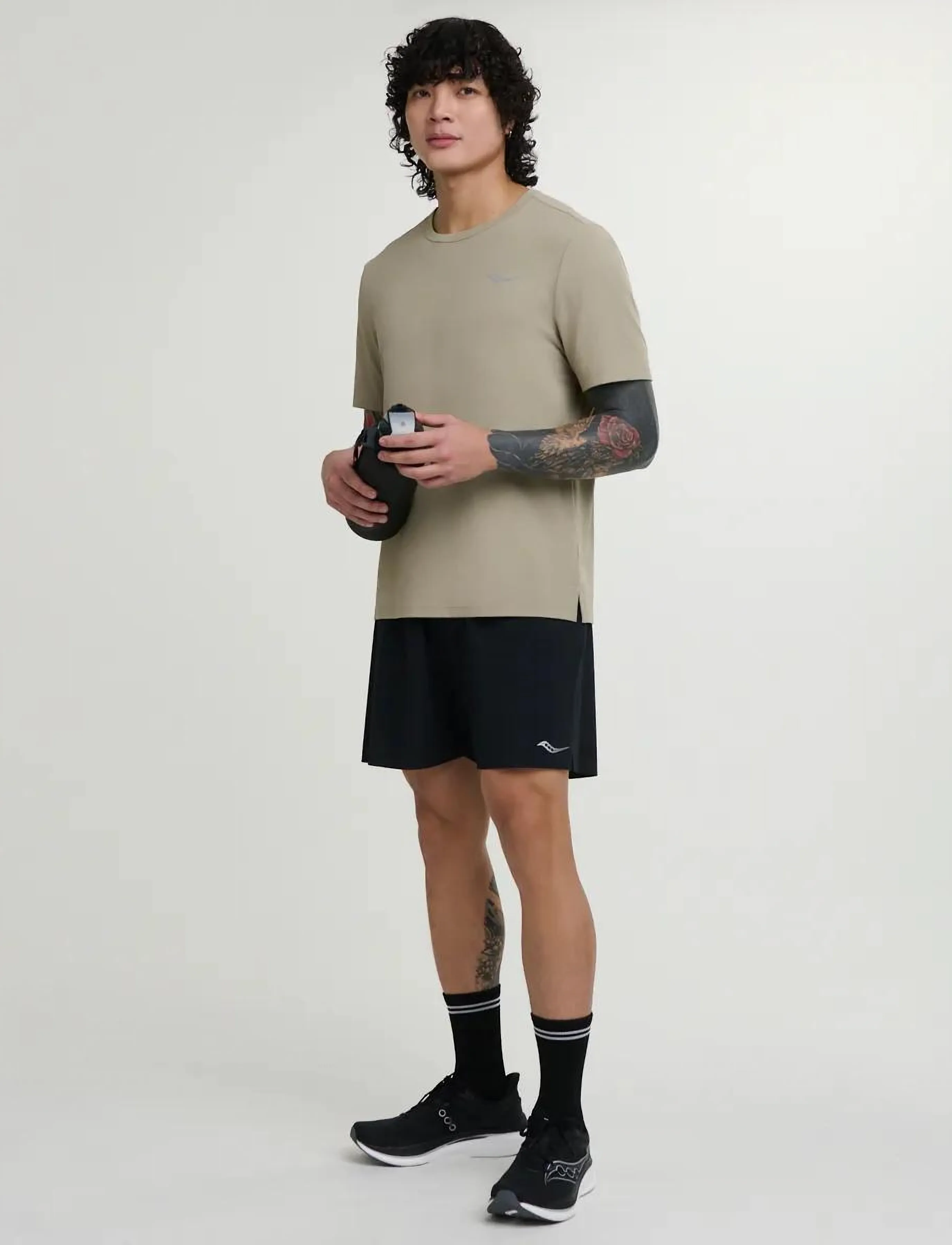 Saucony - ENDORPHIN 5" SHORT - black shadow - 5