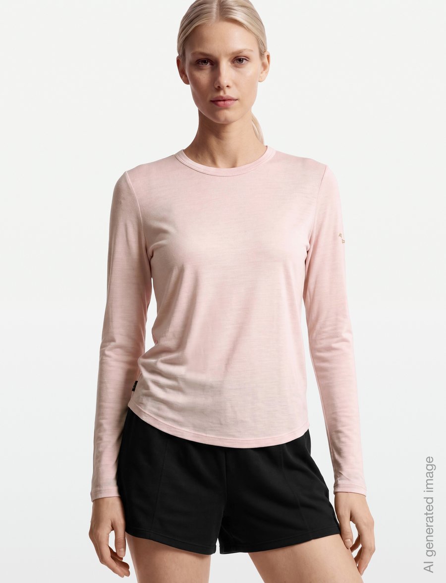 Saucony - PEREGRINE MERINO LONG SLEEVE - aluskihina kantavad alussärgid - silk heather - 3