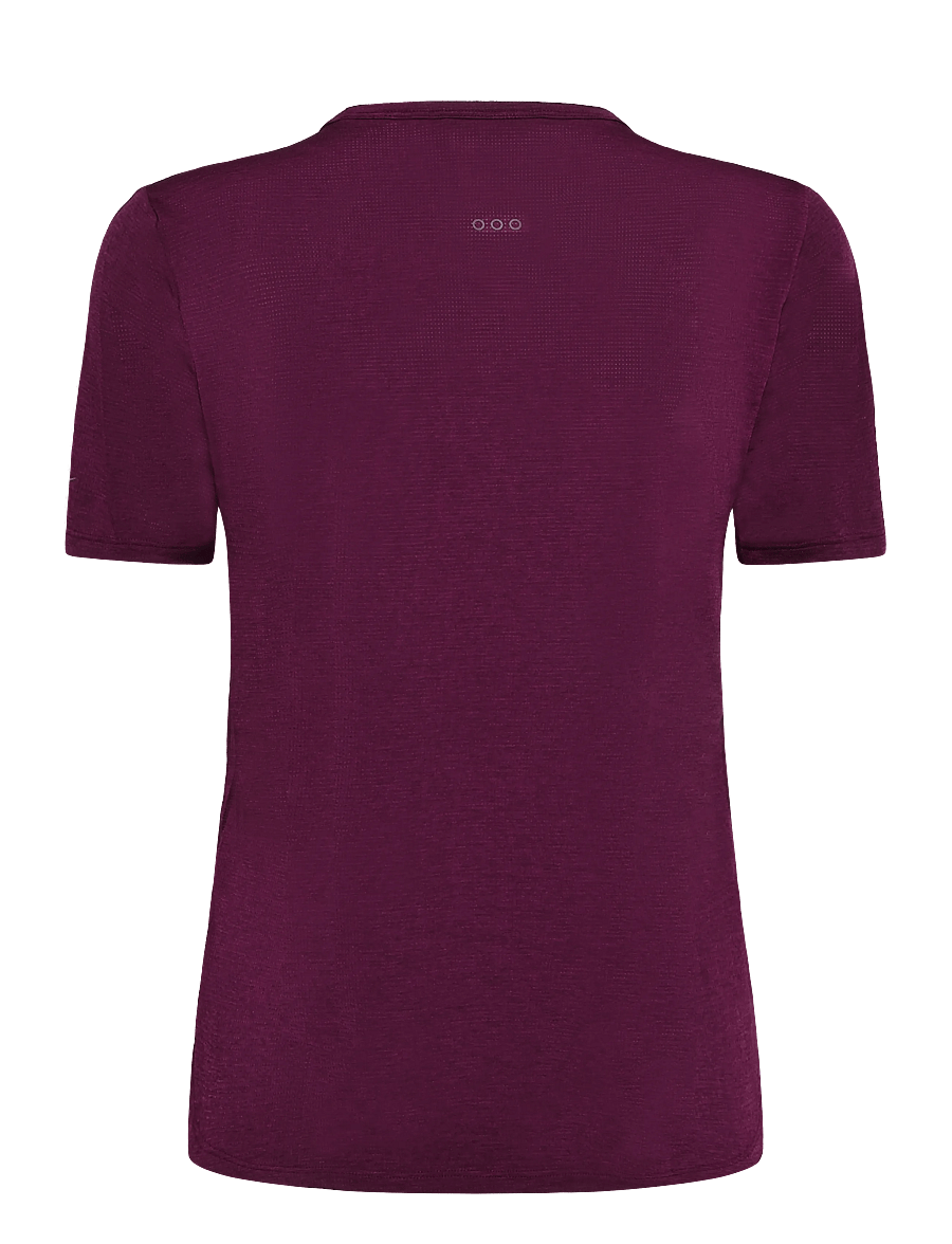 Saucony - STOPWATCH SHORT SLEEVE - t-shirts - eggplant heather - 2