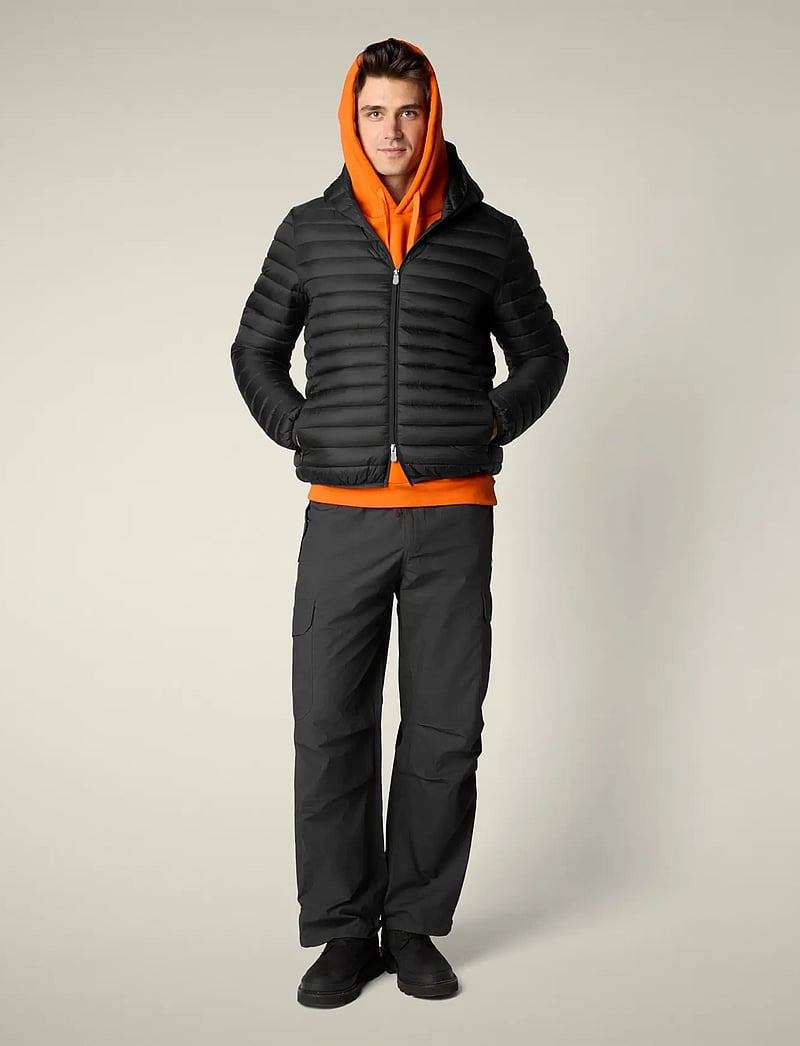 Save the Duck - DONALD HOODED JACKET - talvejoped - black - 0