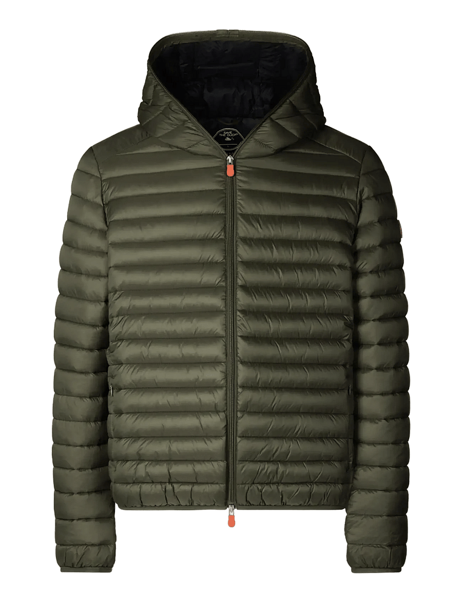 Save the Duck - DONALD HOODED JACKET - dunjackor - dusty olive - 1