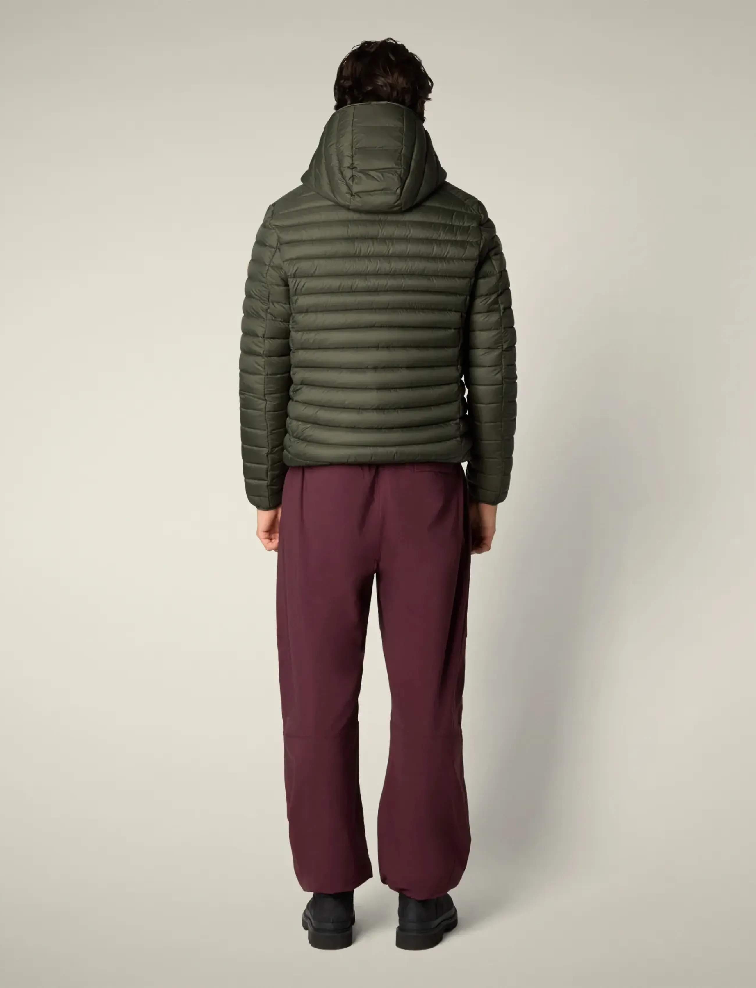 Save the Duck - DONALD HOODED JACKET - dunjackor - dusty olive - 2