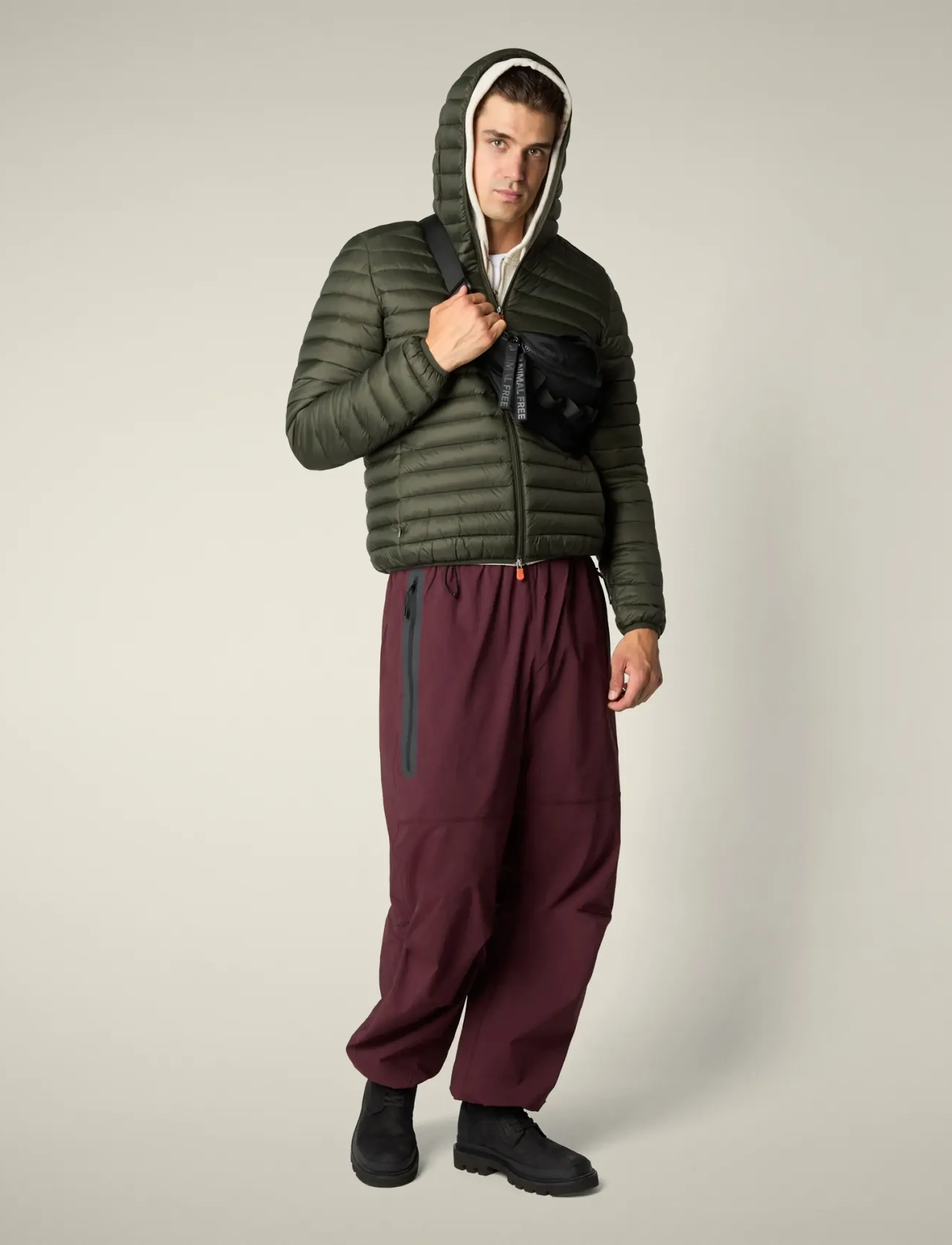 Save the Duck - DONALD HOODED JACKET - dunjackor - dusty olive - 3