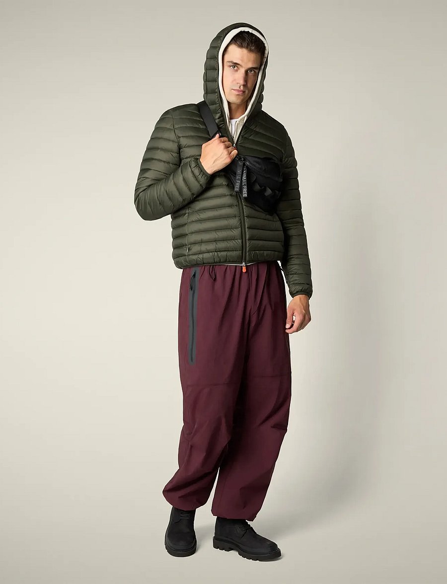 Save the Duck - DONALD HOODED JACKET - dunjackor - dusty olive - 3