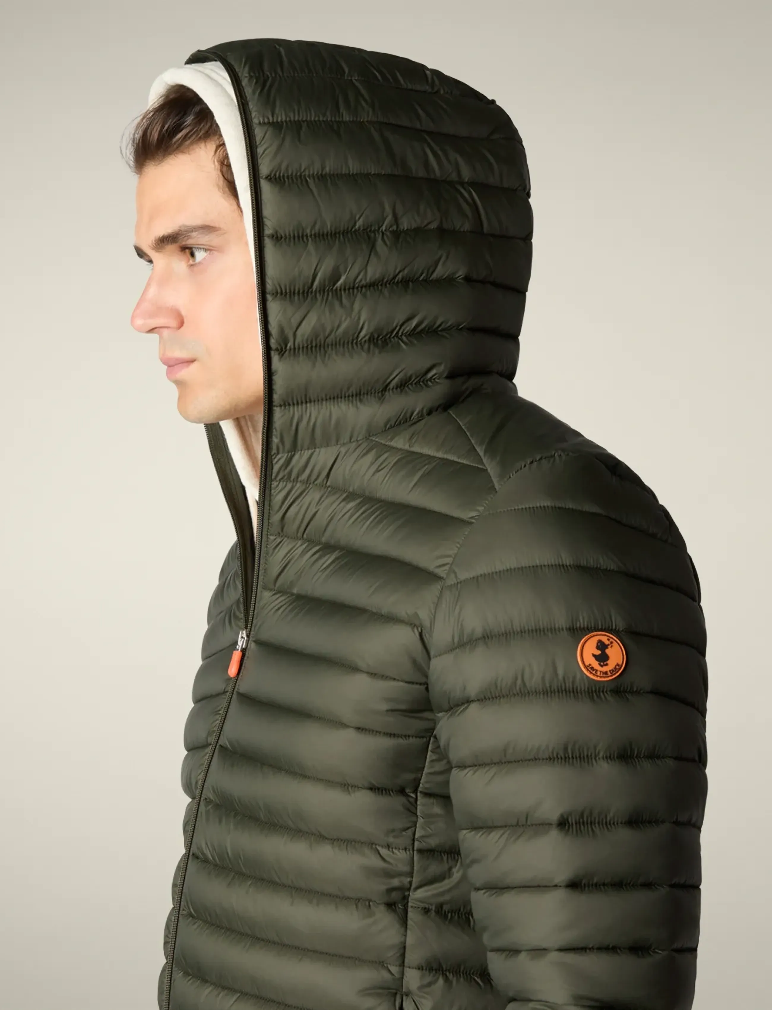 Save the Duck - DONALD HOODED JACKET - dunjackor - dusty olive - 4