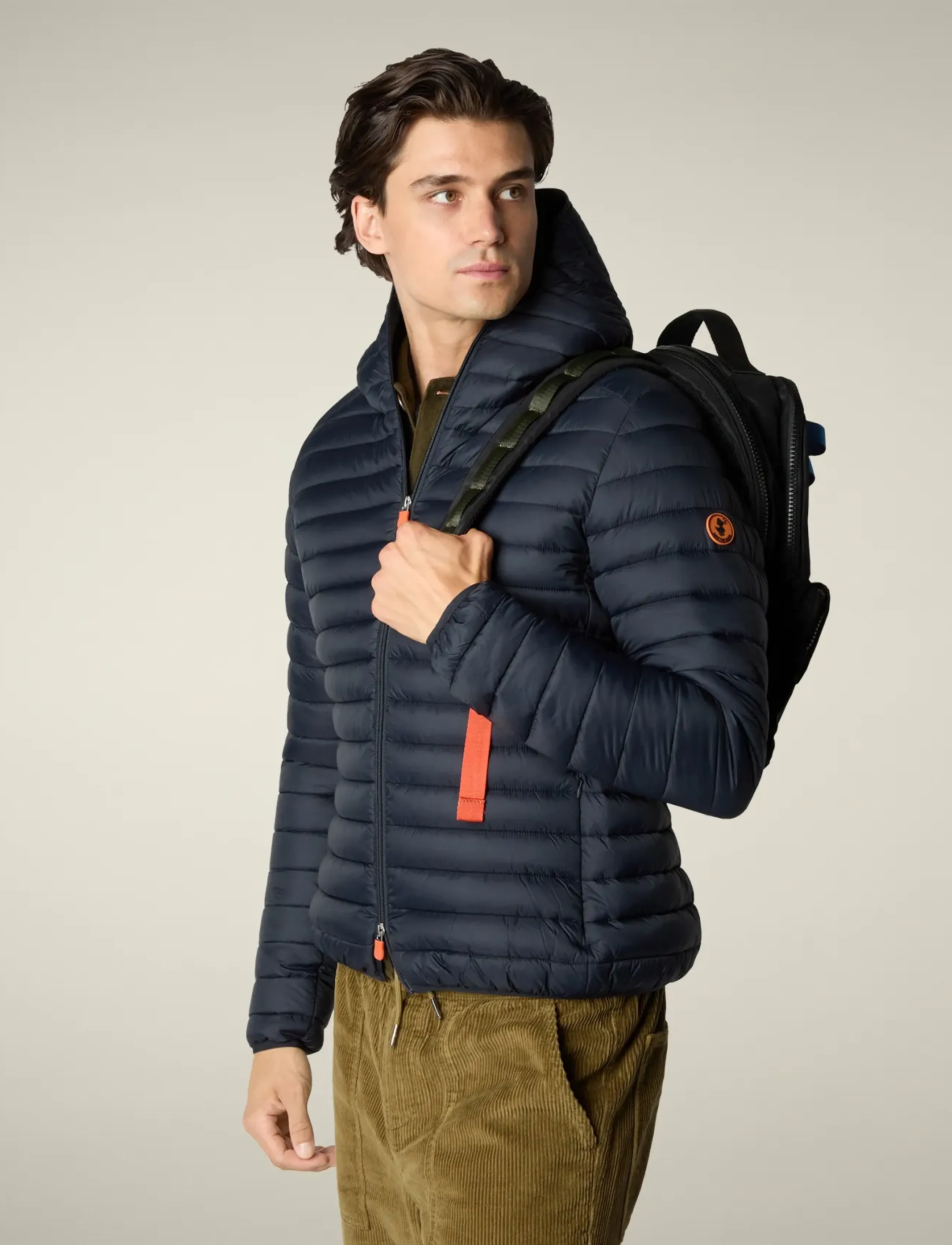 Save the Duck - DONALD HOODED JACKET - dúnjakkar - navy blue - 4