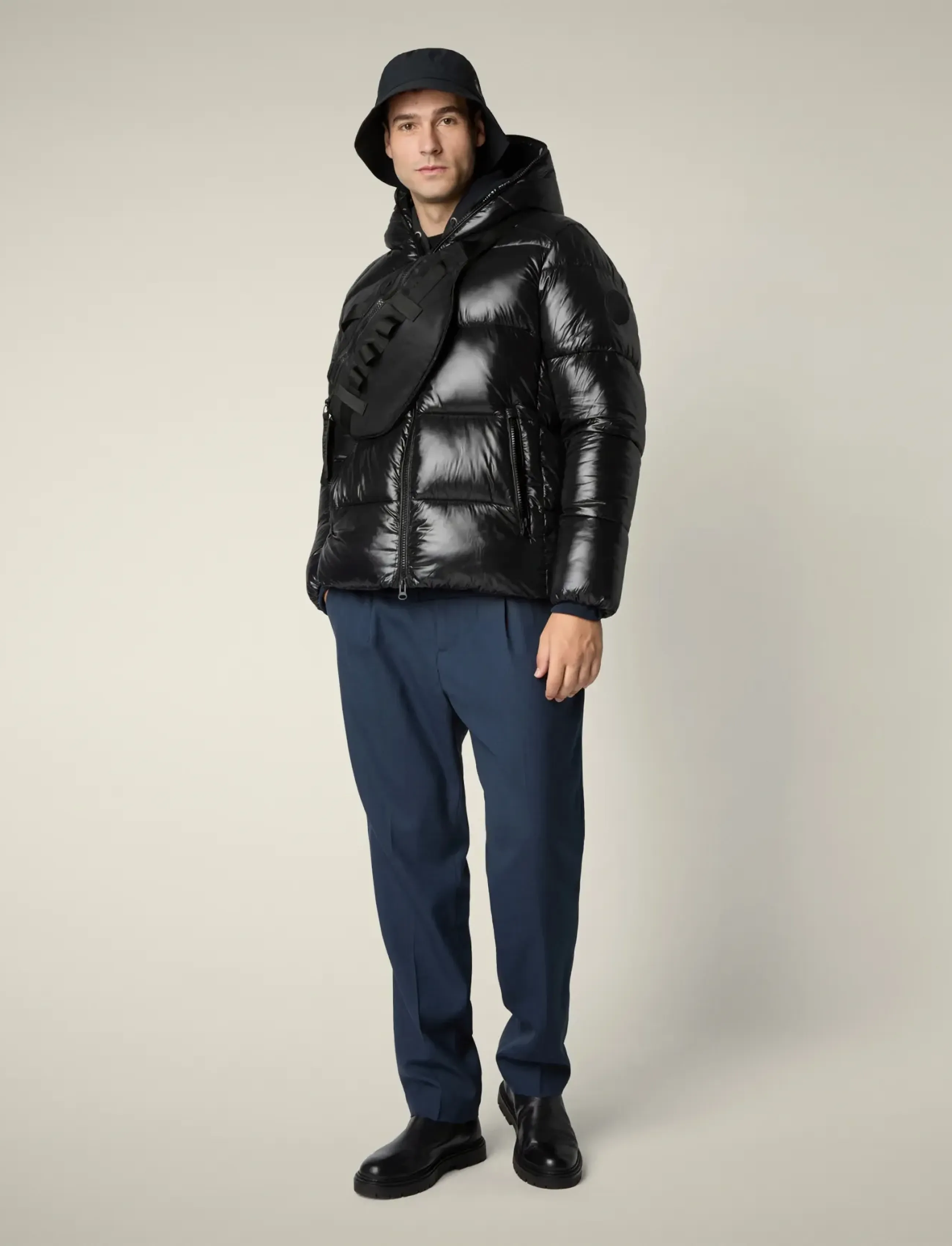 Save the Duck - EDGARD HOODED JACKET - dūnu jakas - black - 3