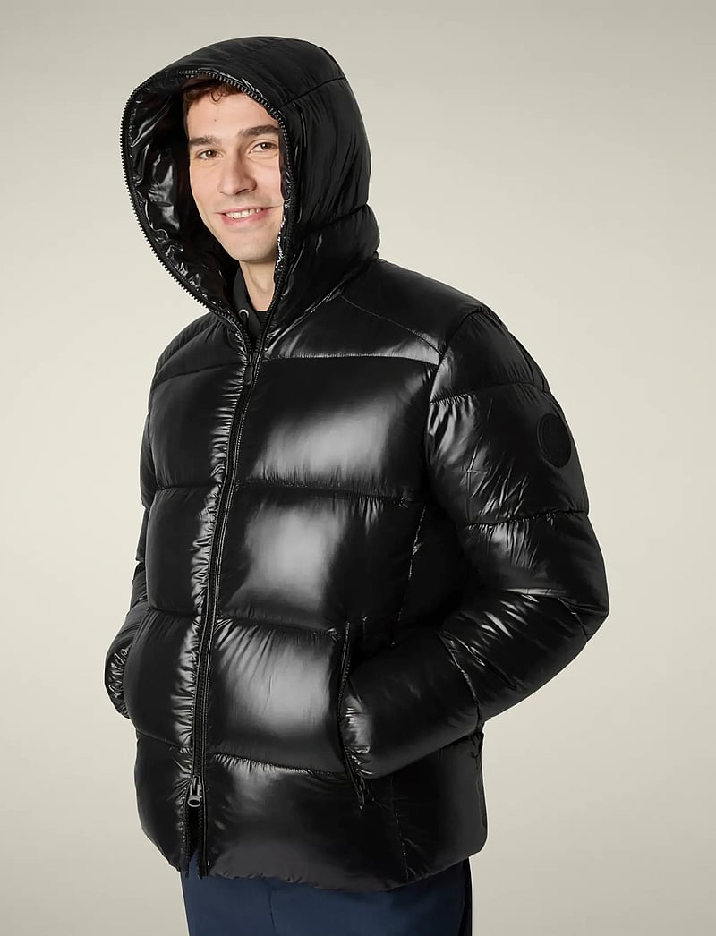 Save the Duck - EDGARD HOODED JACKET - vinterjackor - black - 4