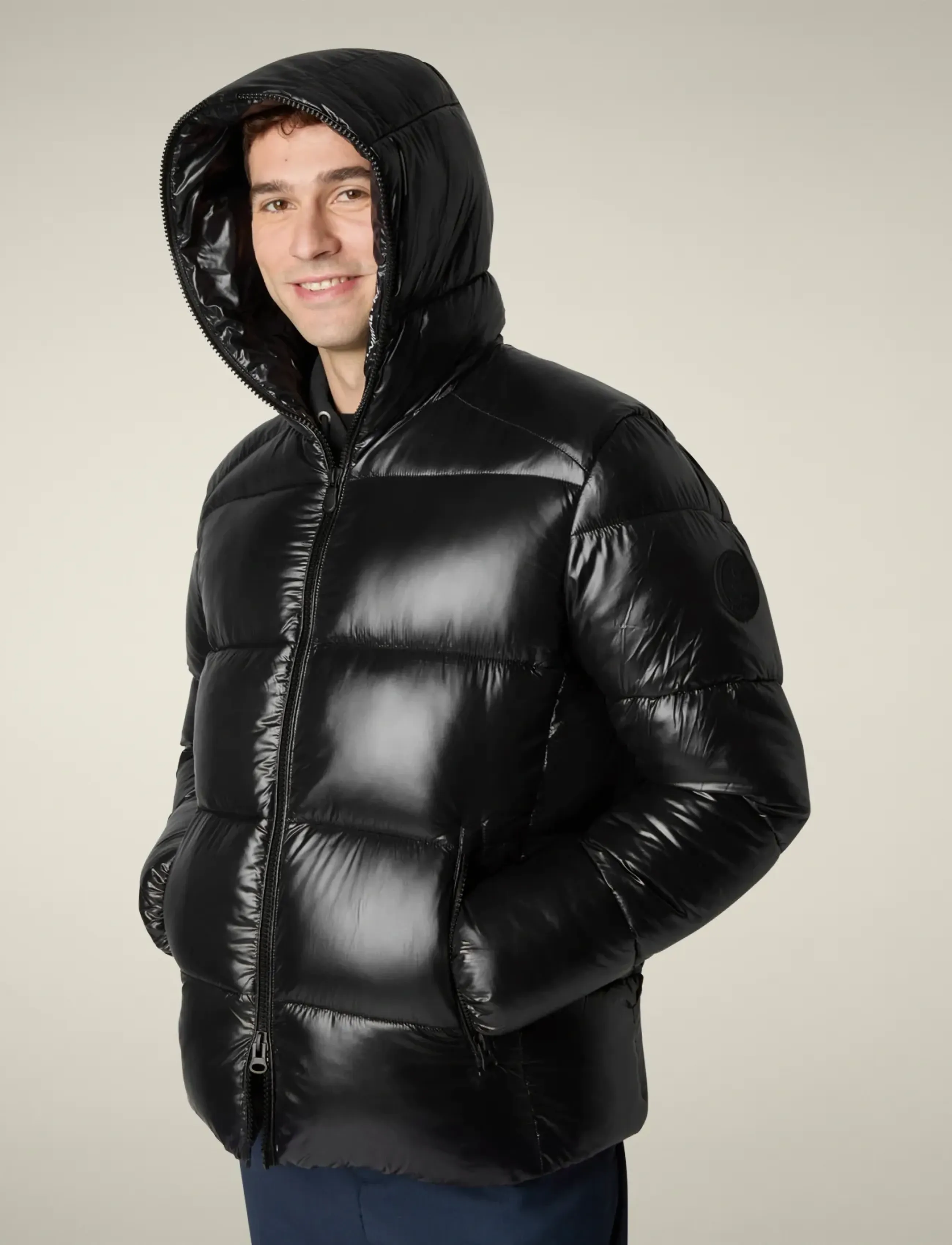 Save the Duck - EDGARD HOODED JACKET - dūnu jakas - black - 4