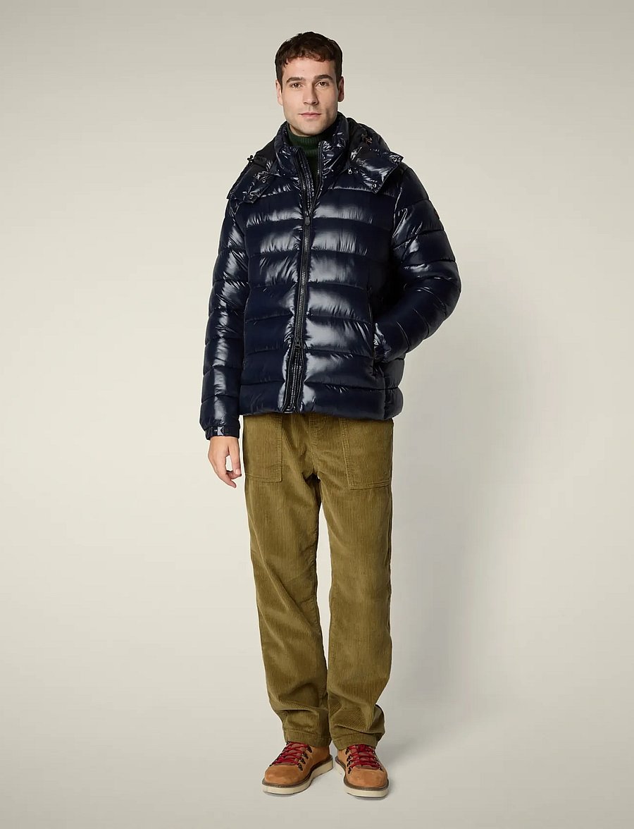 Save the Duck - FLORIAN HOODED JACKET - dunjackor - blue black - 0
