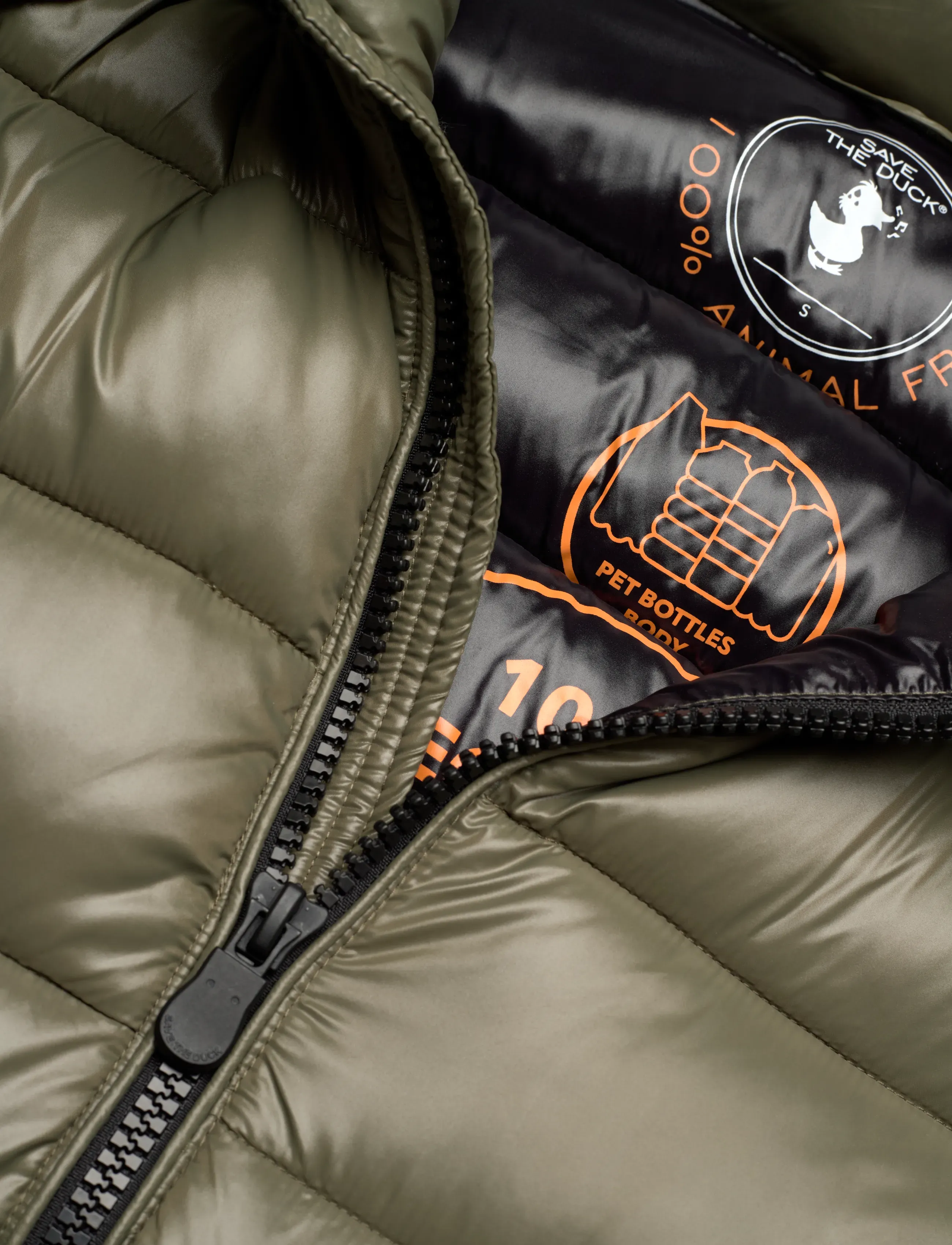 Save the Duck - FLORIAN HOODED JACKET - talvejoped - laurel green - 2