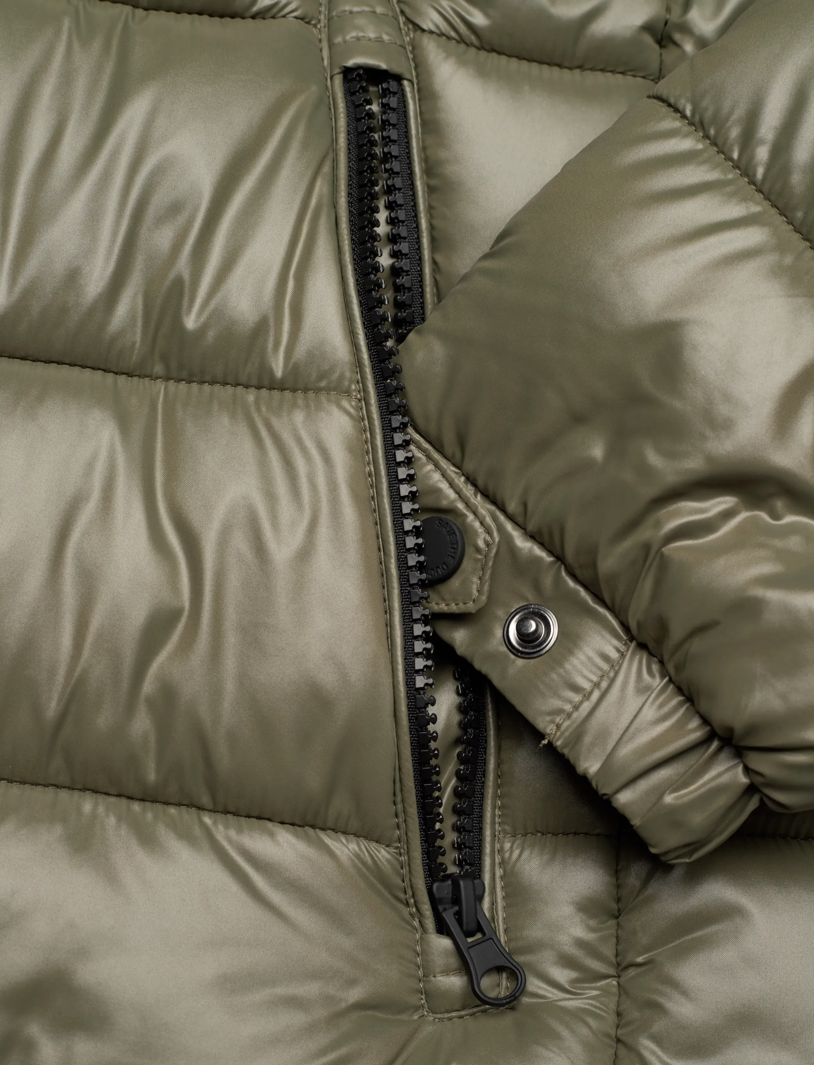 Save the Duck - FLORIAN HOODED JACKET - talvejoped - laurel green - 3
