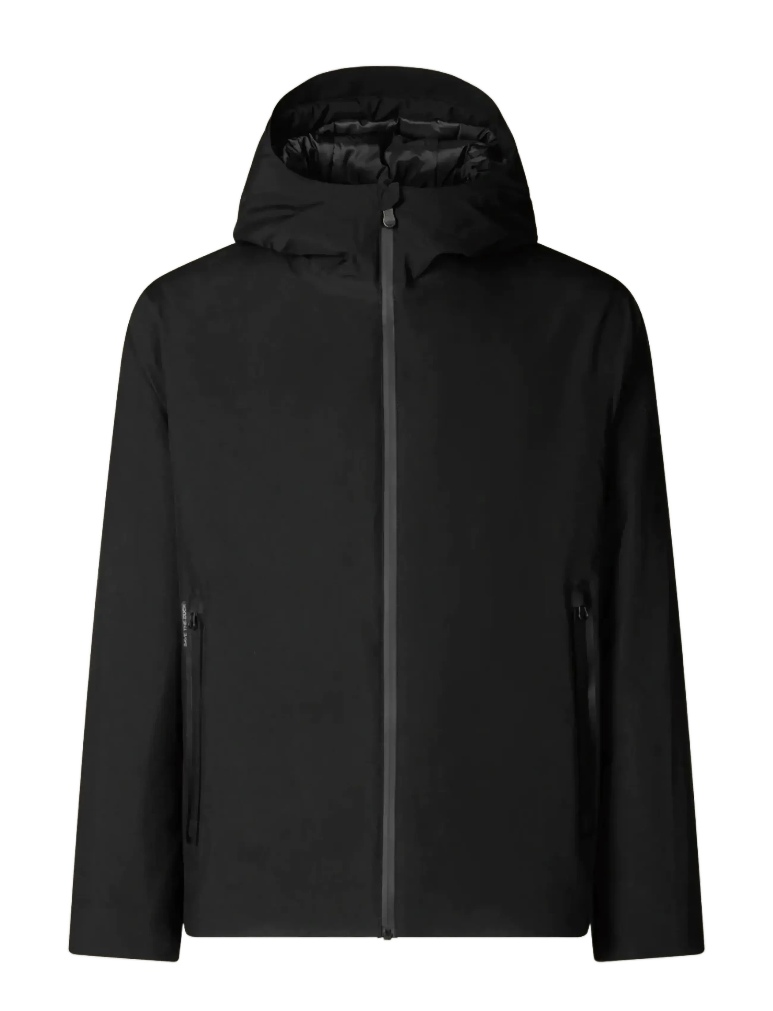 FLYNN HOODED JACKET - BLACK