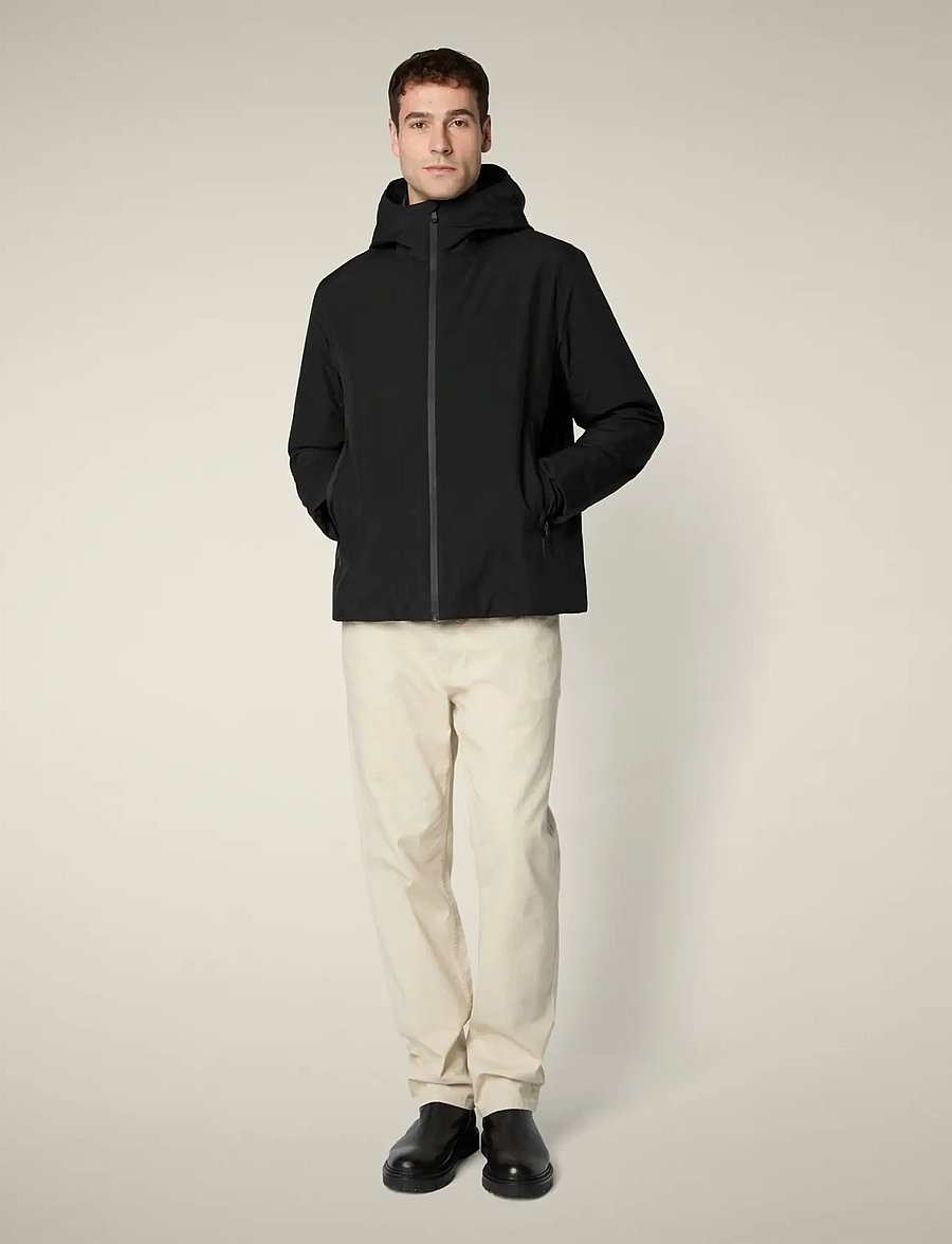 Save the Duck - FLYNN HOODED JACKET - vårjakker - black - 0