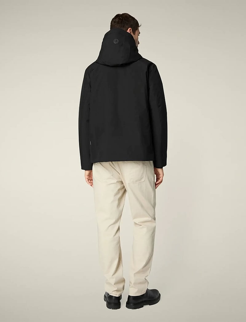 Save the Duck - FLYNN HOODED JACKET - höstjackor - black - 2