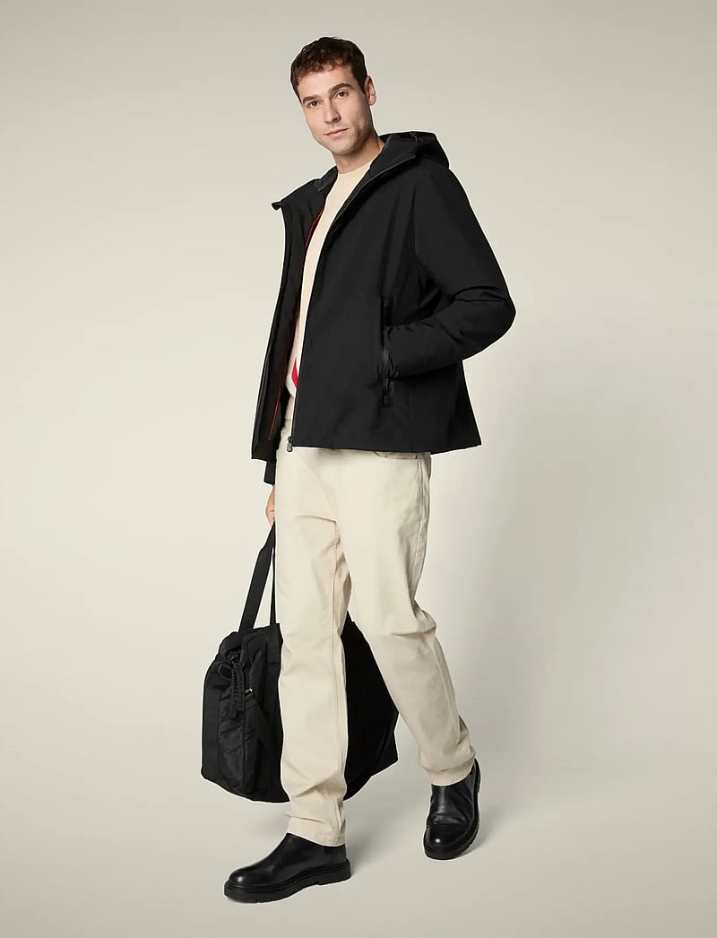 Save the Duck - FLYNN HOODED JACKET - höstjackor - black - 3