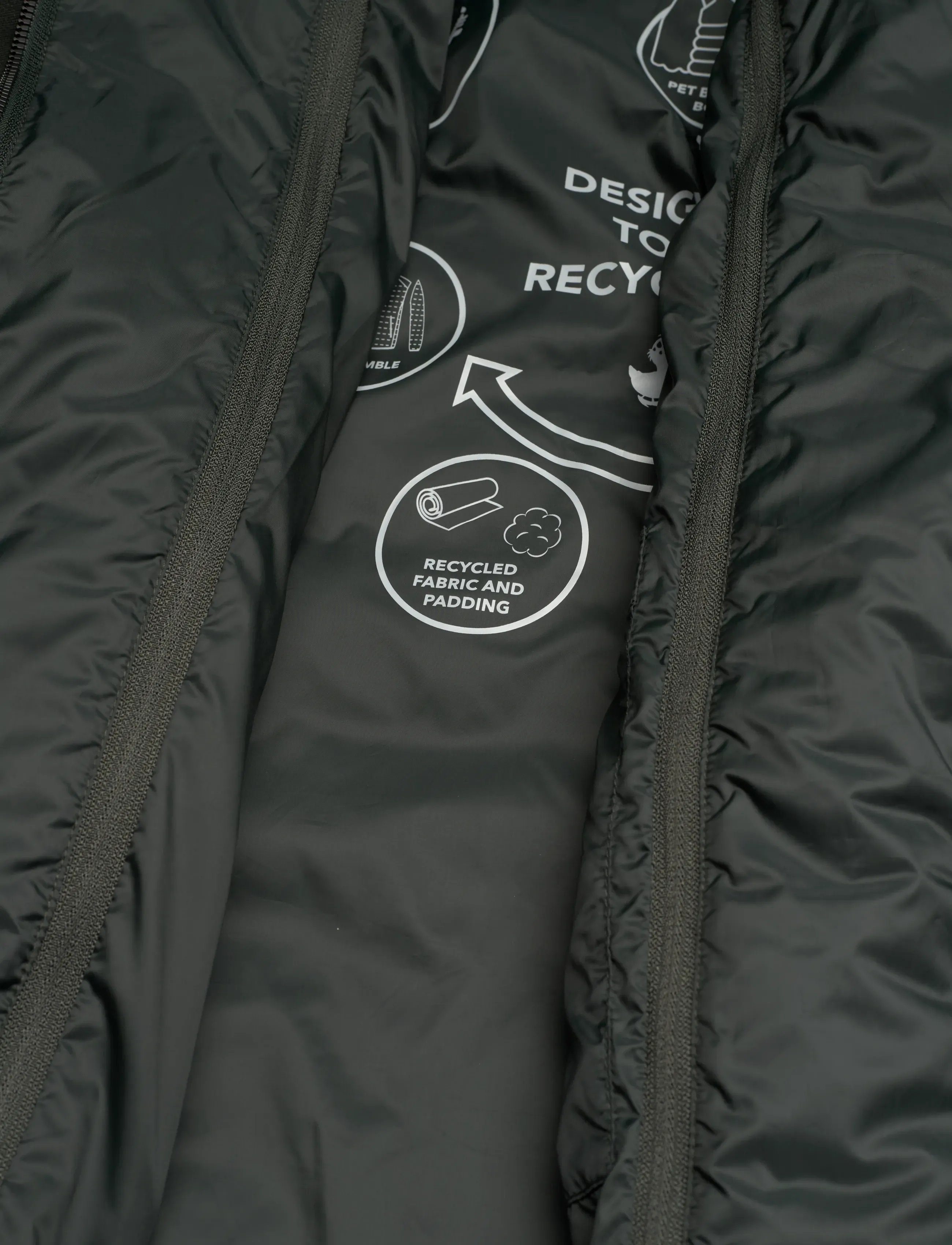 Save the Duck - FELIPE - herbstjacken - green black melange - 5