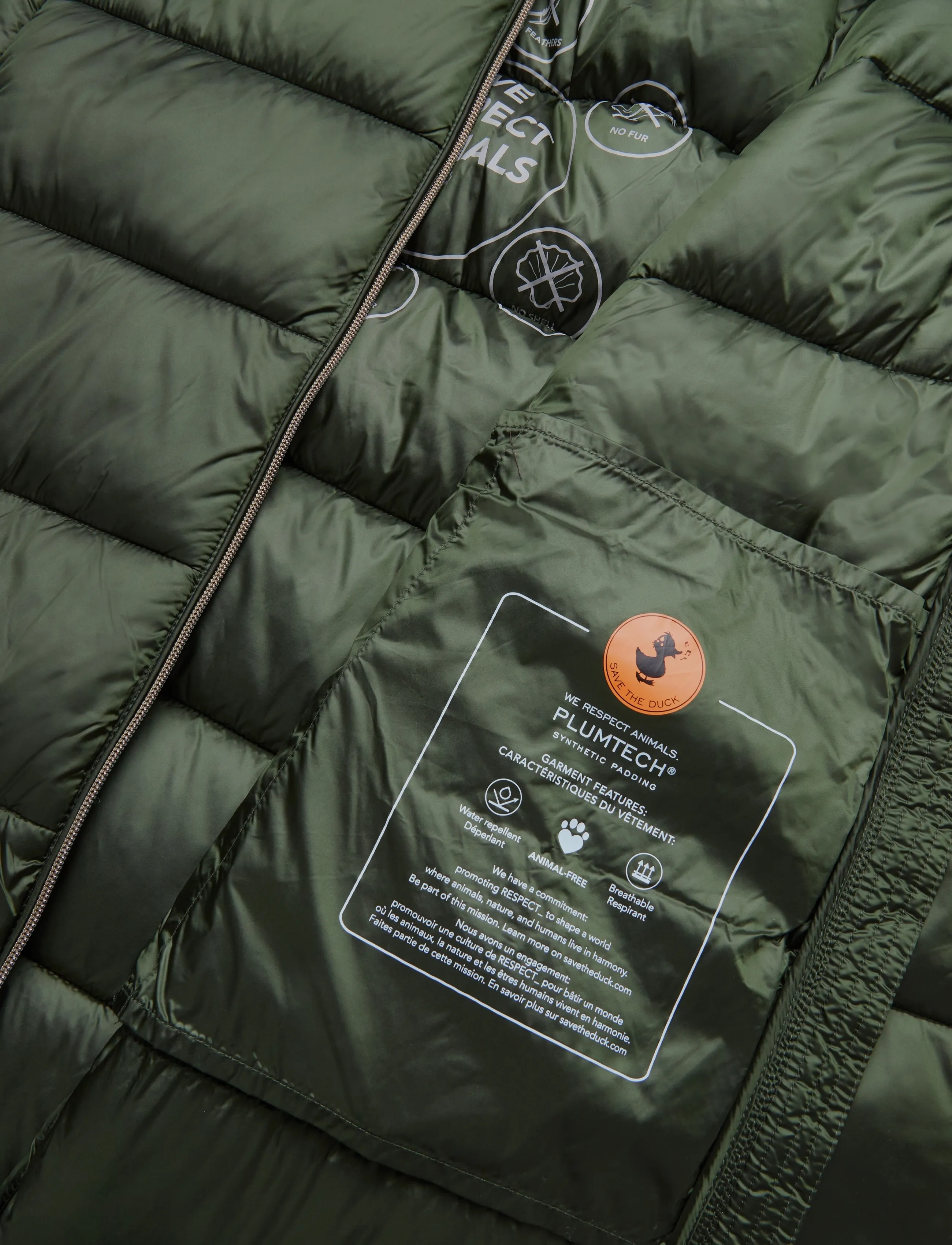 Save the Duck - LYSA - winter jackets - pine green - 5
