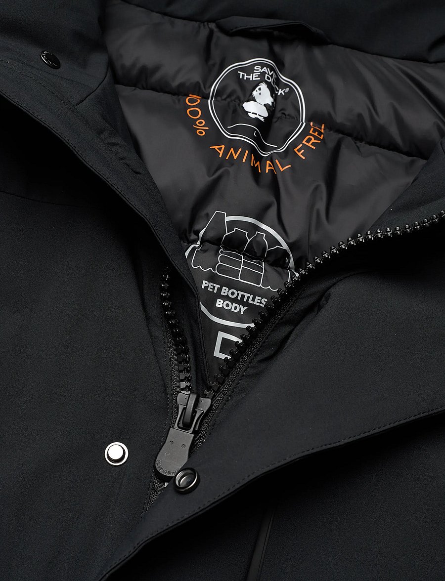 Save the Duck - FERDY HOODED JACKET - voodriga joped - black - 2