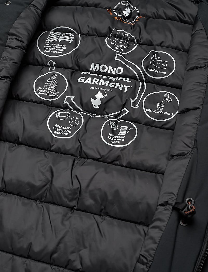 Save the Duck - FERDY HOODED JACKET - vinterjakker - black - 4