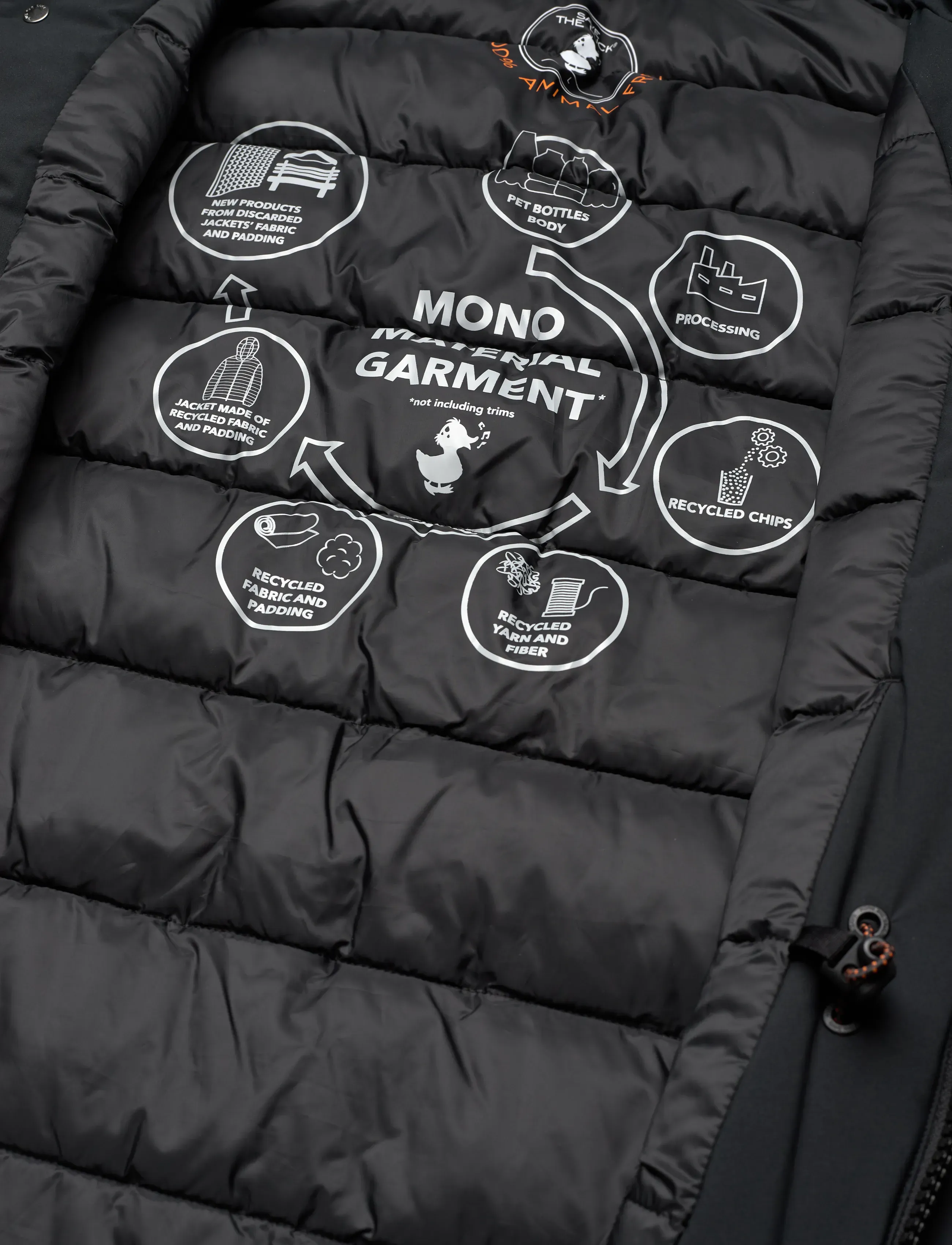 Save the Duck - FERDY HOODED JACKET - voodriga joped - black - 4
