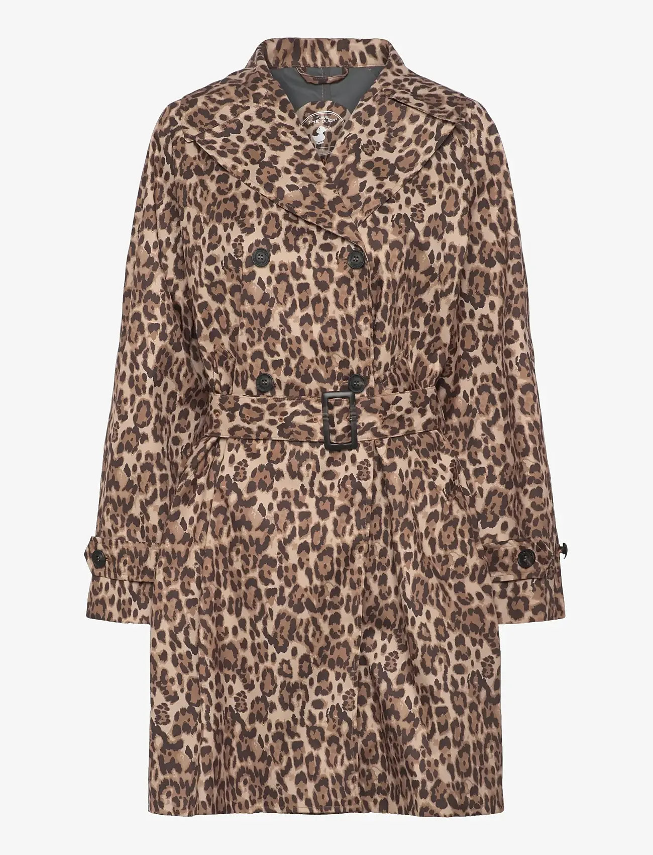 Save the Duck - TECLA - trenchcoats - macro leopardo marrone - 0