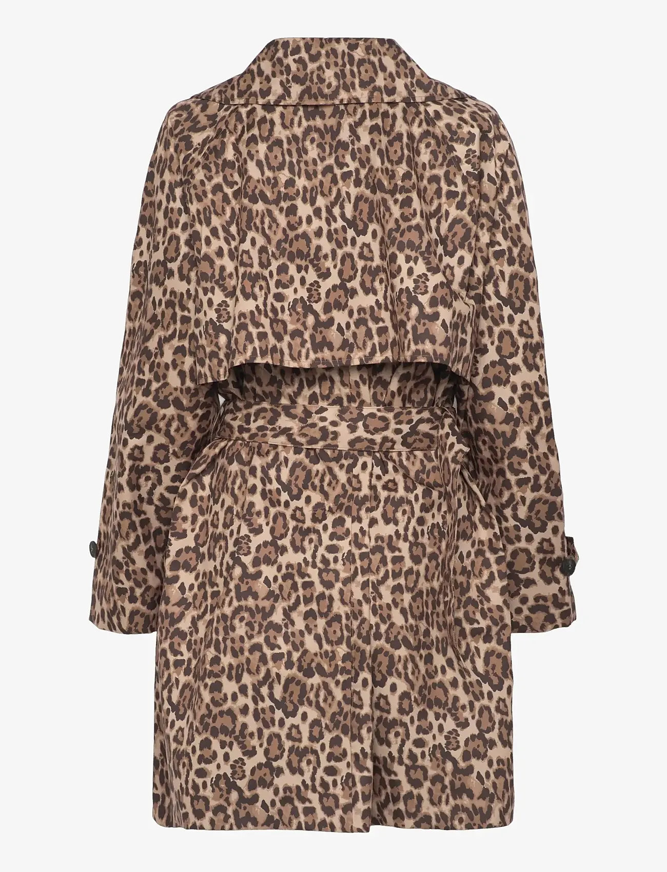 Save the Duck - TECLA - trenchcoats - macro leopardo marrone - 1