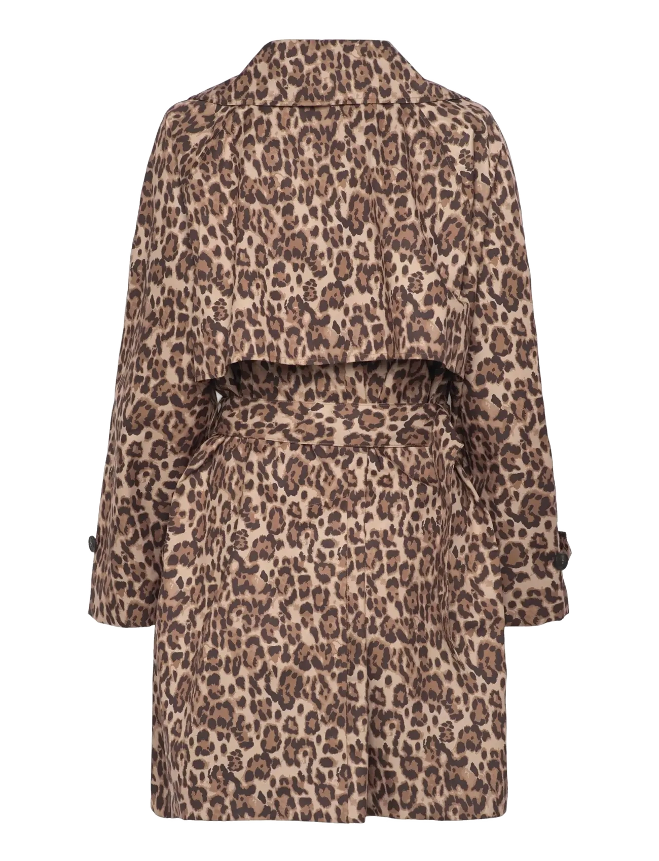Save the Duck - TECLA - trench coats - macro leopardo marrone - 1