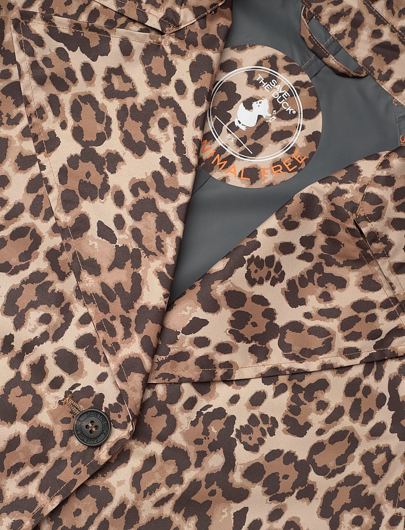 Save the Duck - TECLA - trenchcoats - macro leopardo marrone - 2