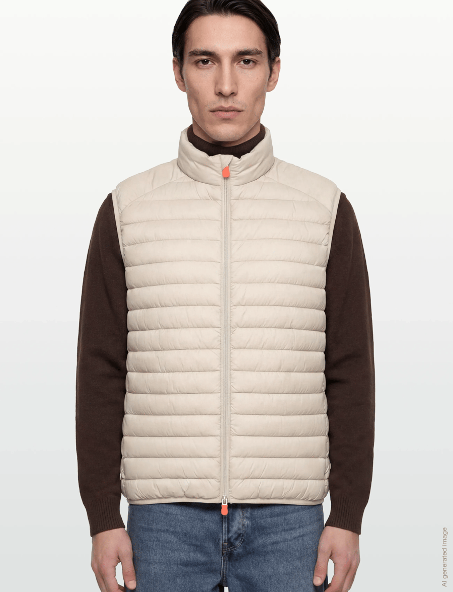 Save the Duck - ADAM - västar - rainy beige - 3