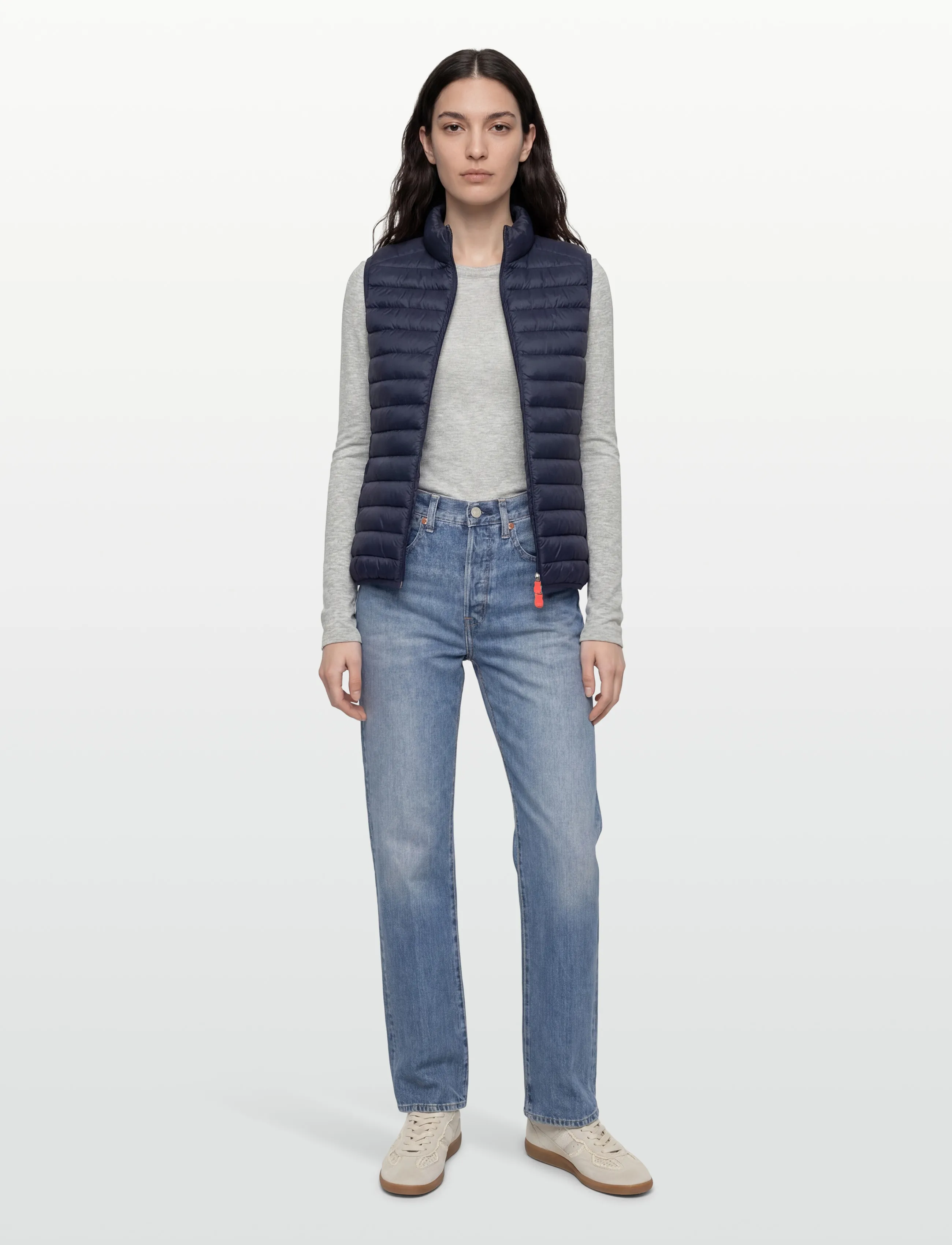 Save the Duck Charlotte, Kvinder, Dynevest, Navy, Str: XS
