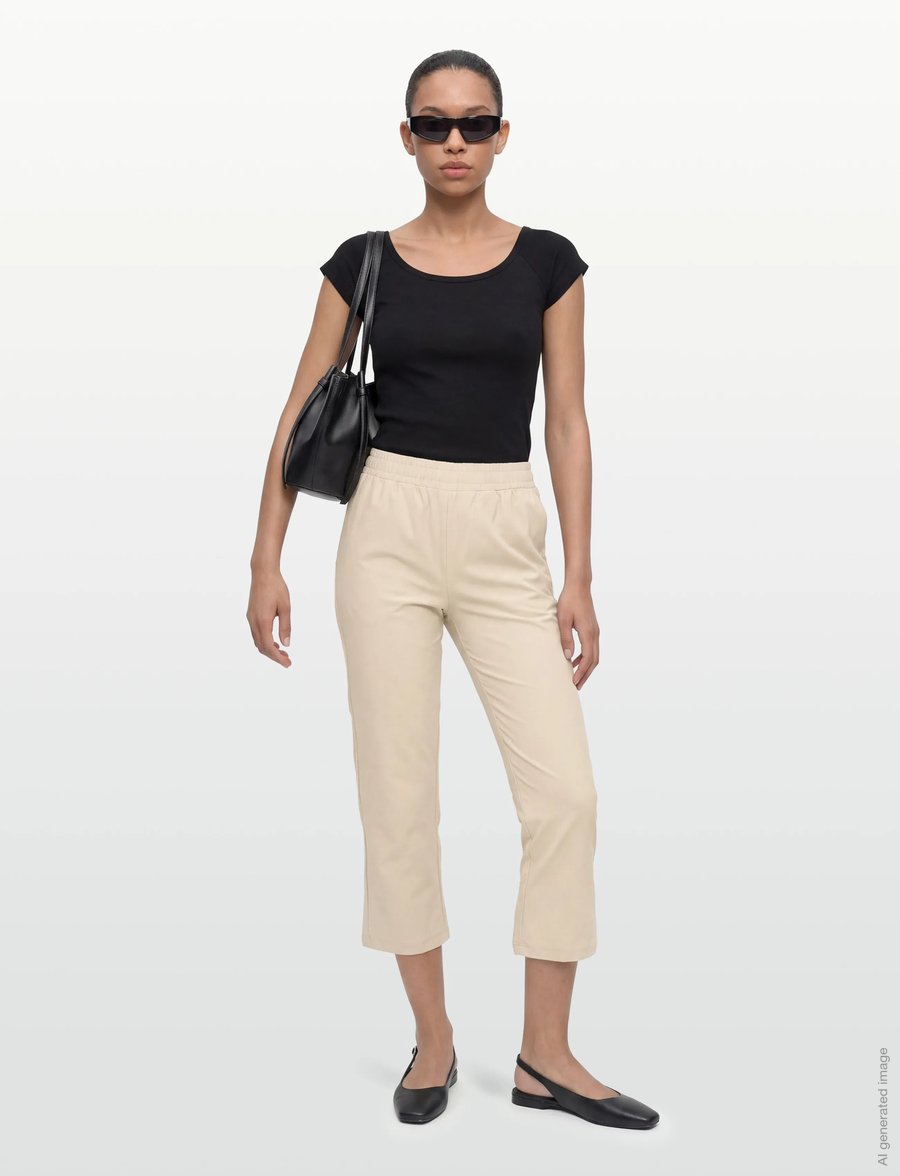 Save the Duck - MILAN - casual byxor - rainy beige - 0