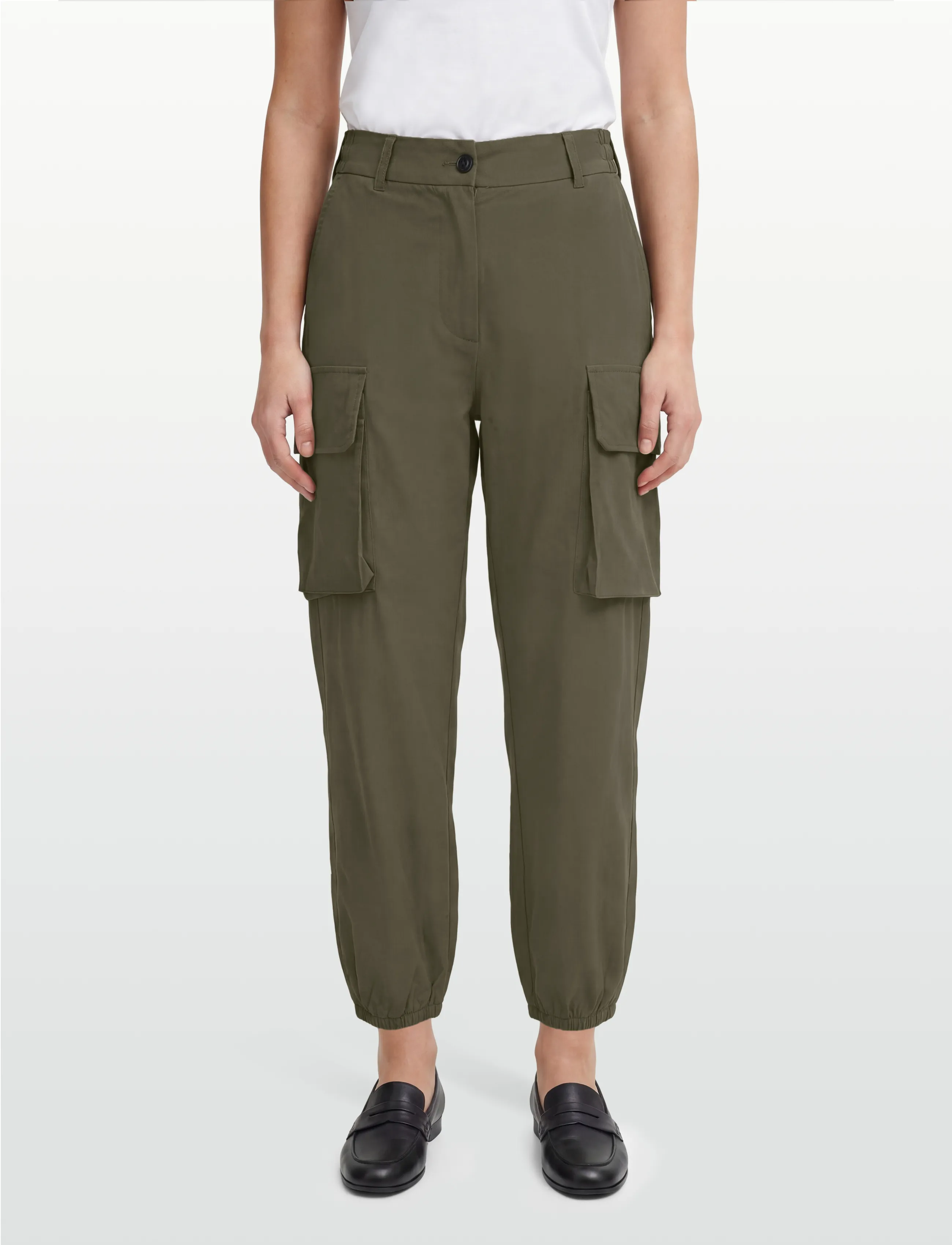 Save the Duck - GOSY - cargobukser - snake green - 3