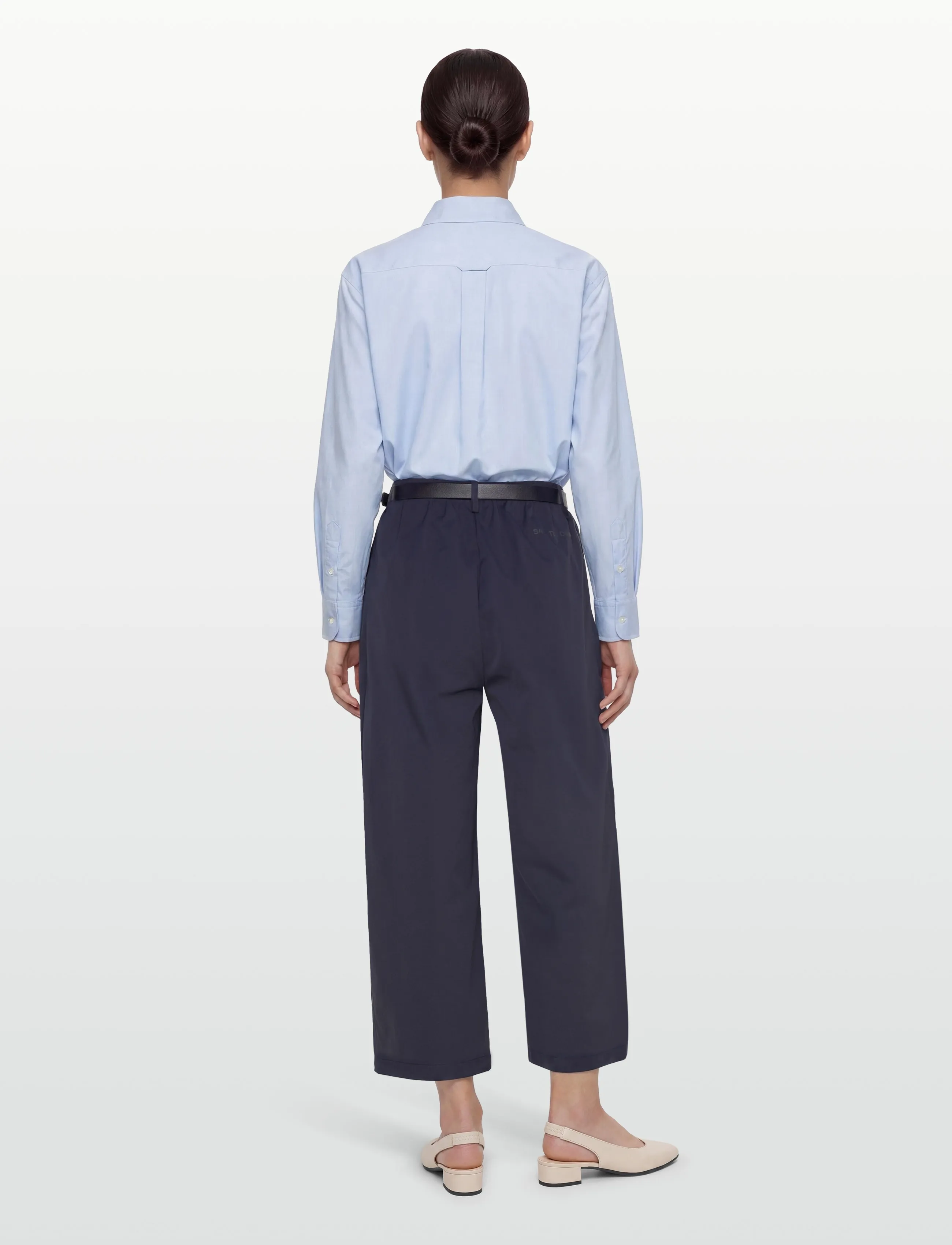 Save the Duck - EUGENIA - wide leg trousers - navy blue - 3