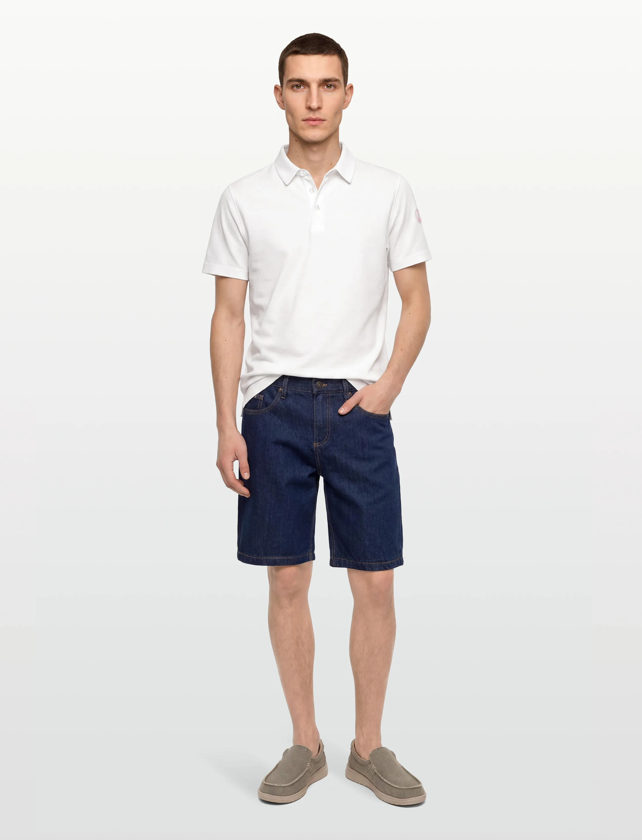 Save the Duck Clay, 40, White, Poloer > Kortærmede, Herre