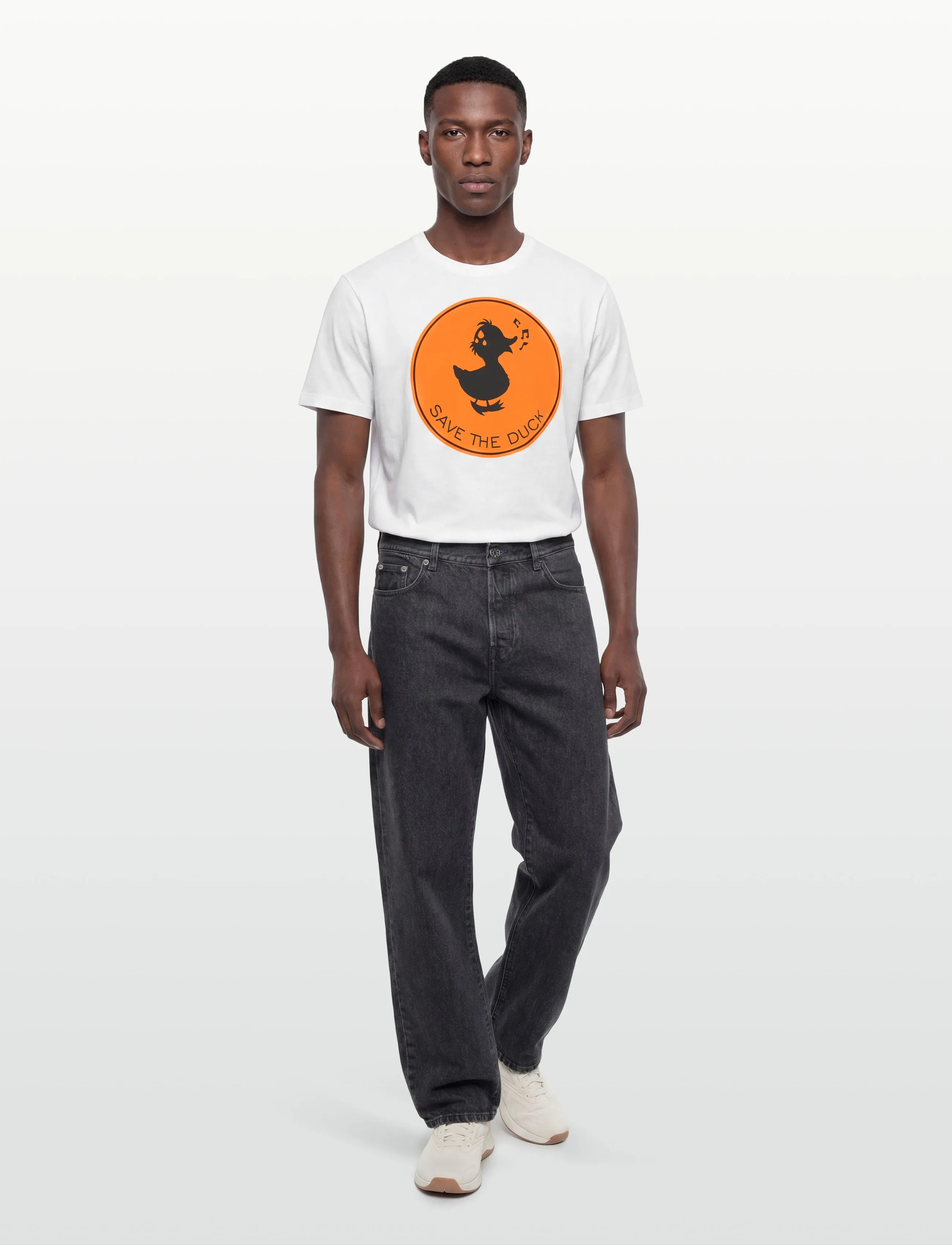 Save the Duck Sabik, 44, White, T-Shirts > Kortærmede, Herre